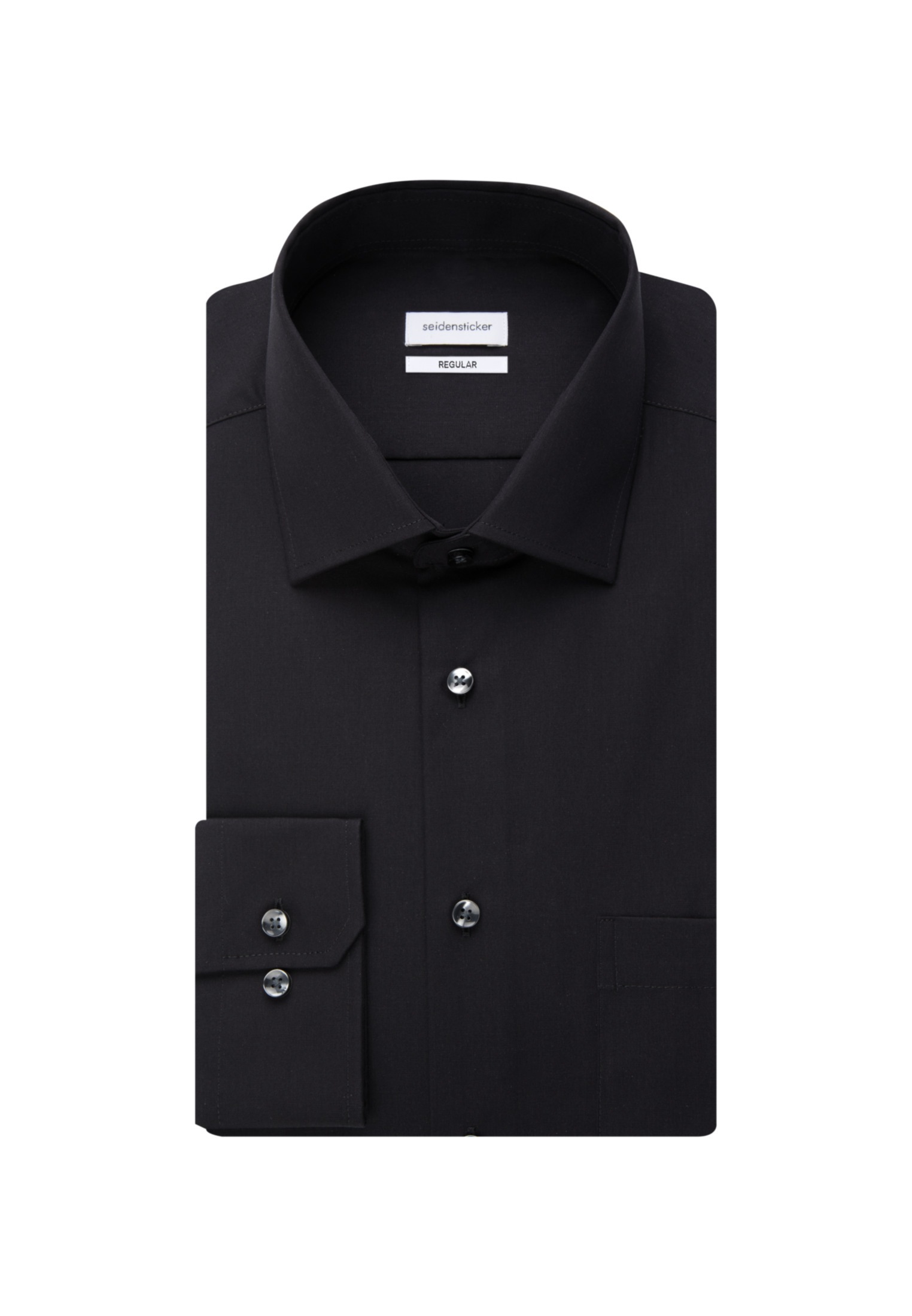 seidensticker Businesshemd »Schwarze Rose«, Regular Kentkragen Uni