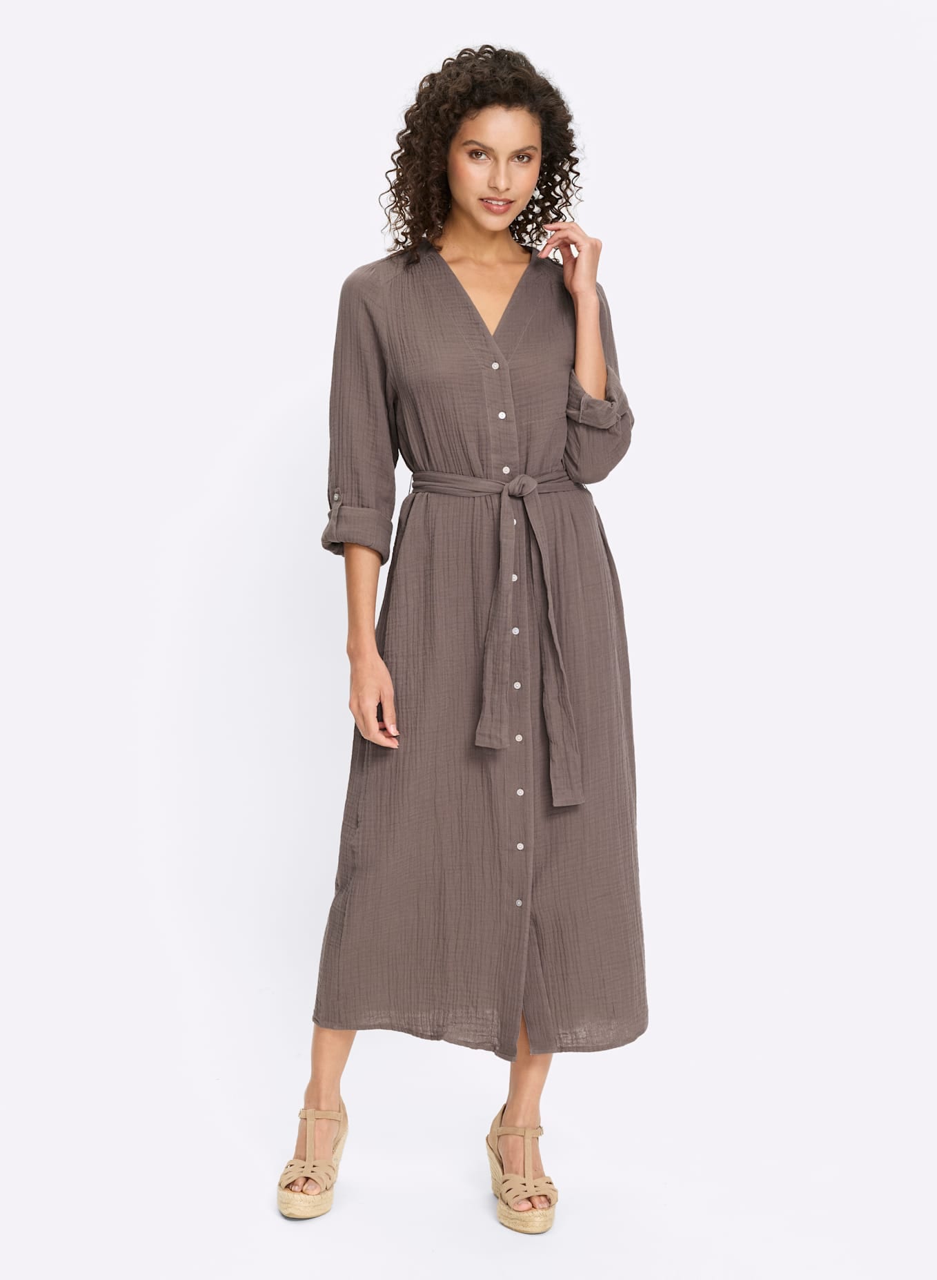 heine Maxikleid »Kleid« Nahttasche