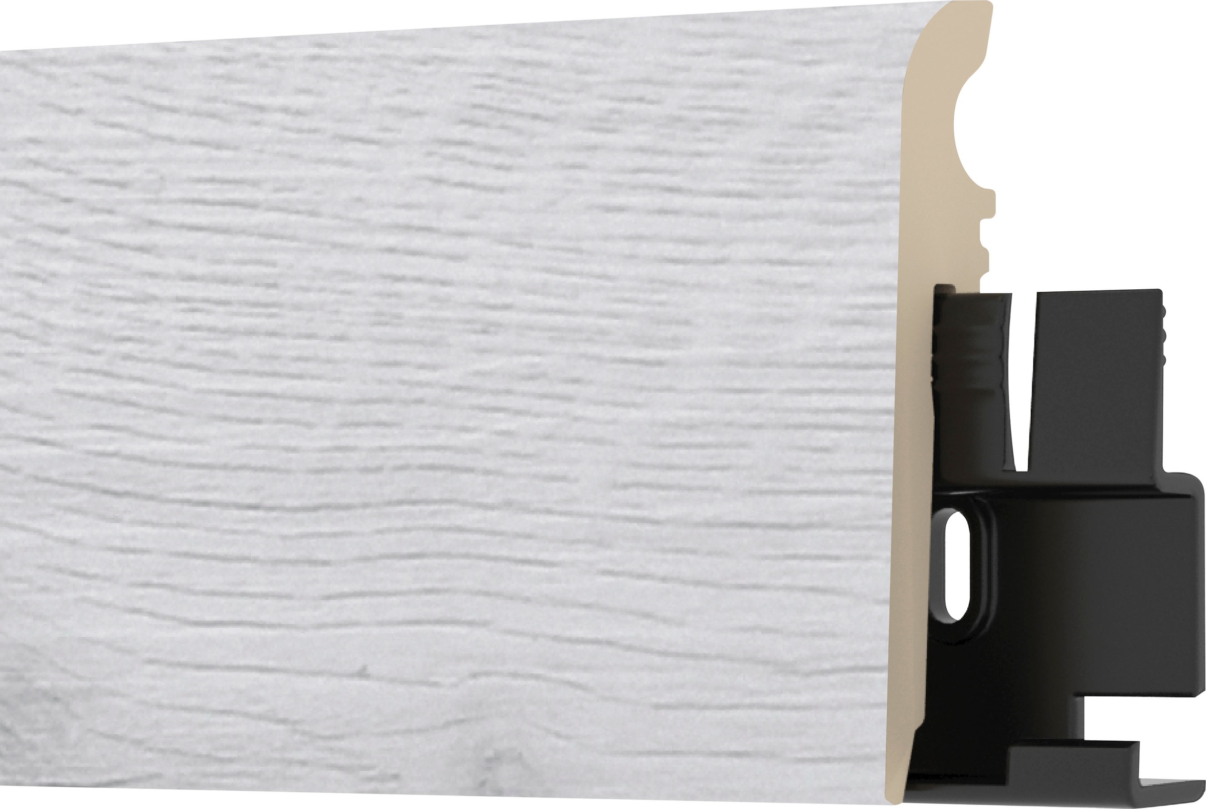 Arbiton Sockelleiste »TORE 60 Bergen«, (Set, 2 St., 2 Stück á 2,20m), Eiche, Hochwertige Designleiste für Vinyl