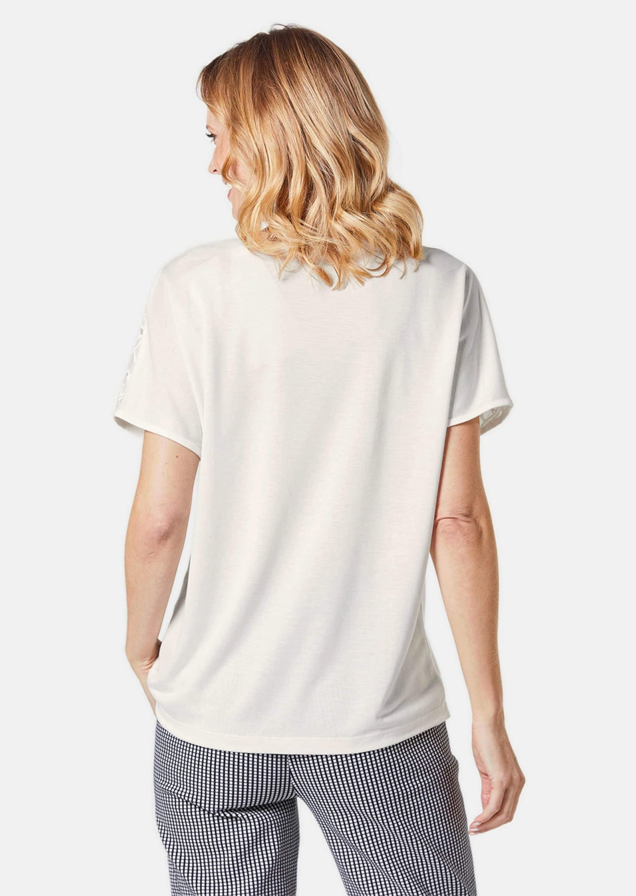 GOLDNER Kurzarmshirt »Ausbrenner-Shirt«