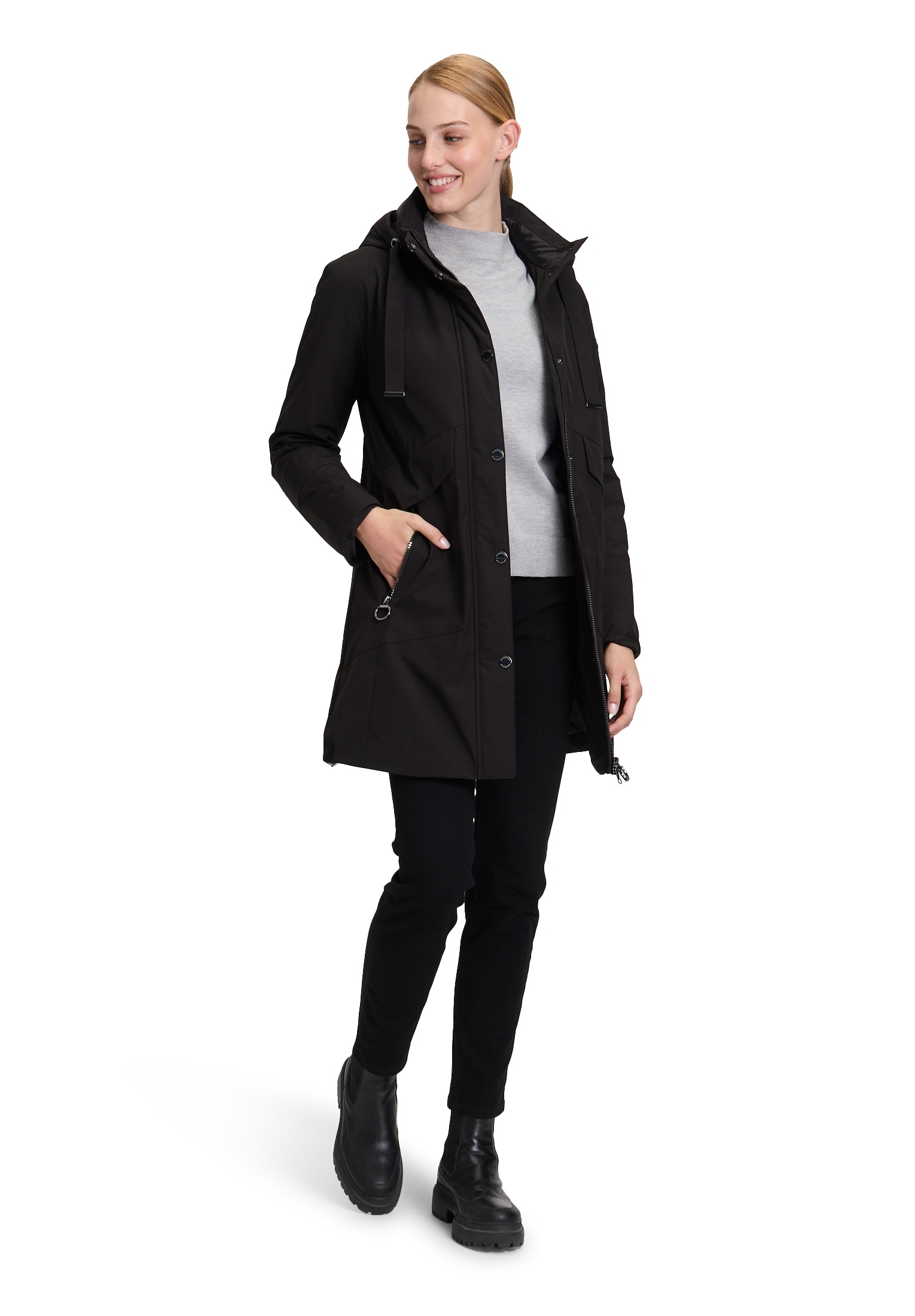 Betty Barclay Outdoorjacke »Outdoorjacke mit abnehmbarer Kapuze«