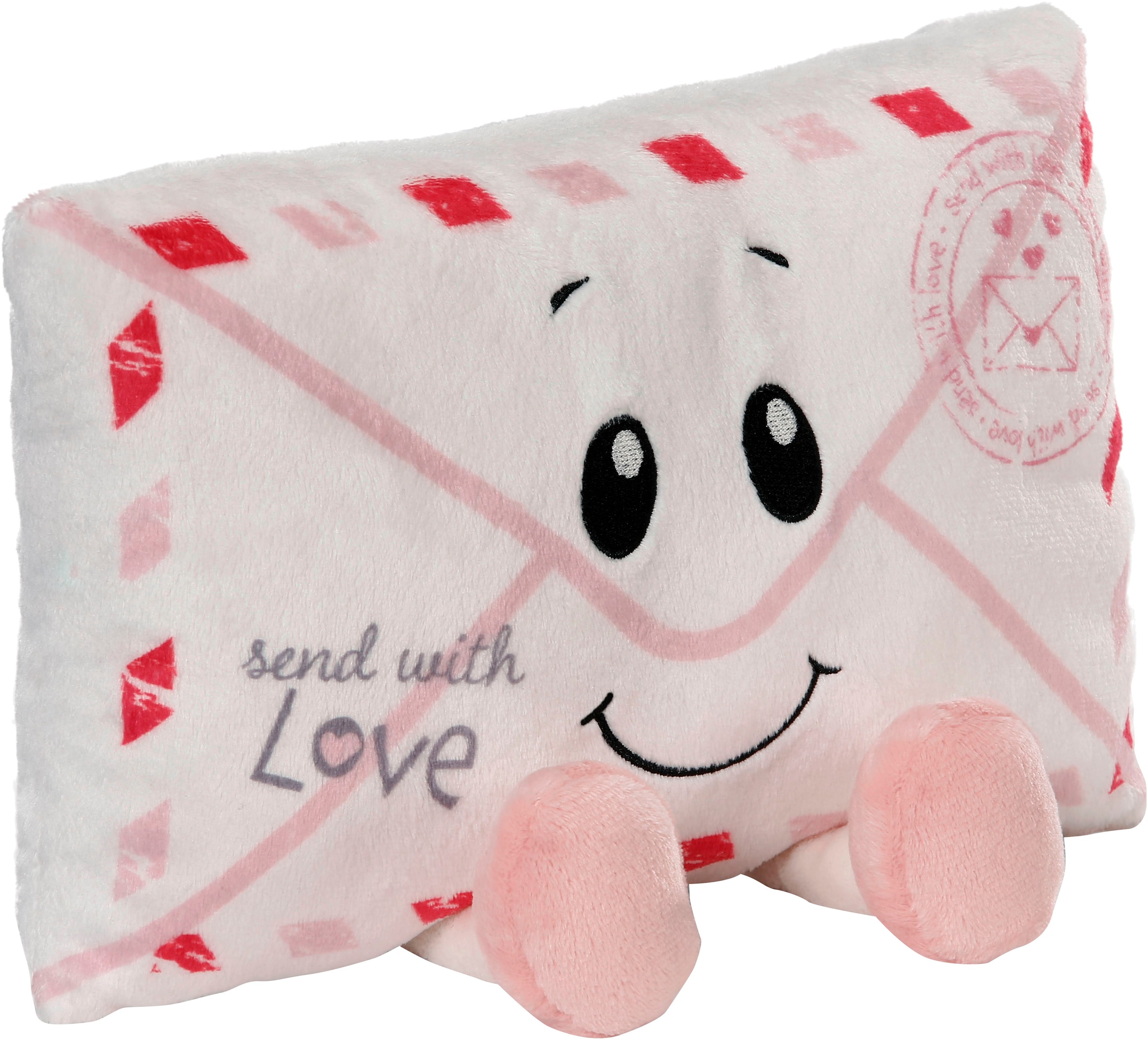 Nici Plüschfigur »Love, Brief 25x16 cm«, enthält recyceltes Material