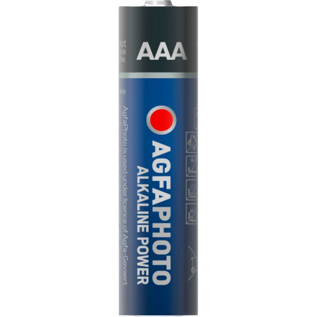 AgfaPhoto Batterie »48er Pack Alkaline, Micro, AAA, LR03, 1.5V, Platinum«, (Packung, 48 St.)