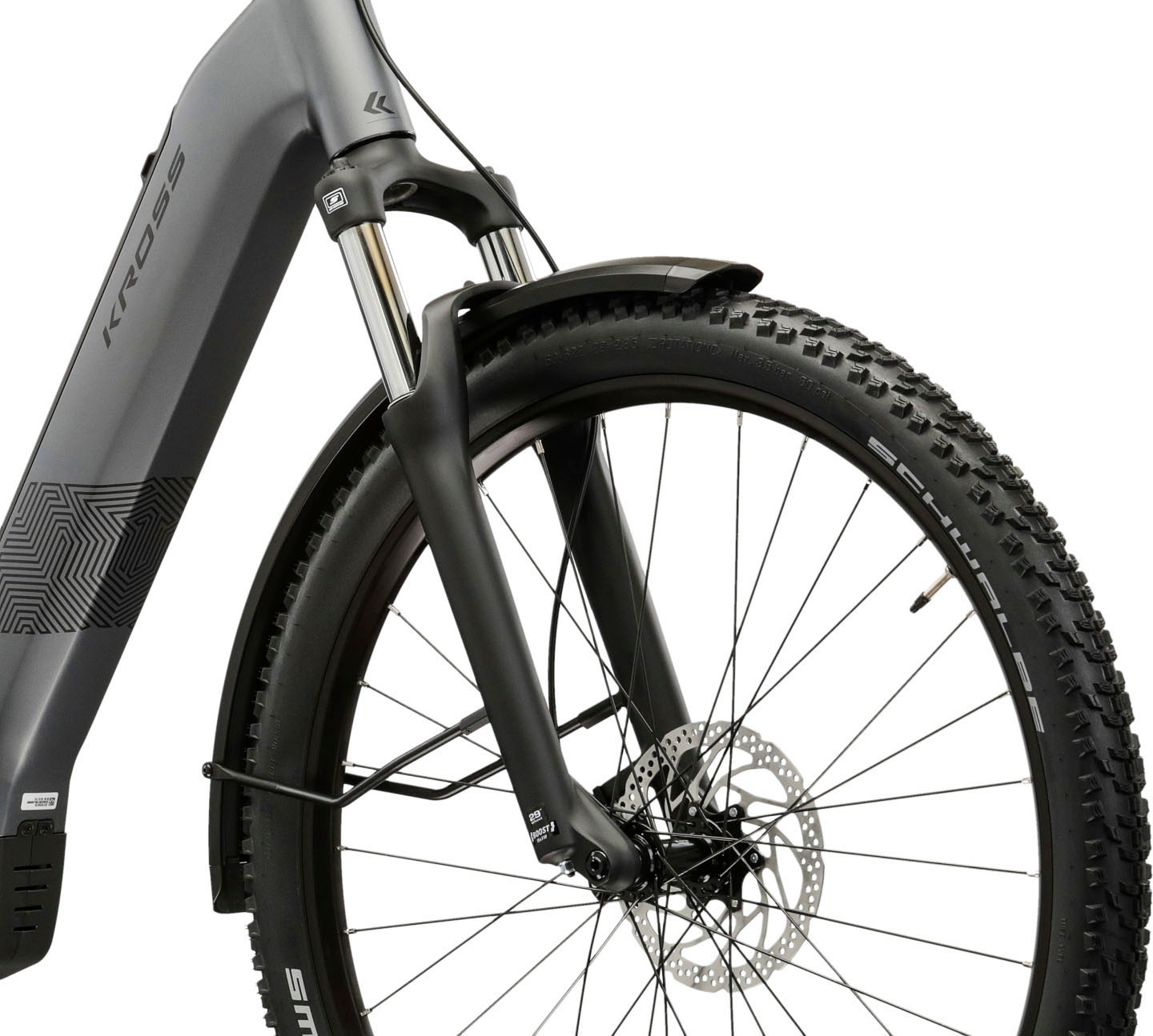 Kross »Influx Hybrid SUV 2.0 16,7Ah / 600 Wh 29 Zoll grau 9 Gänge 2026« 9 Gang Shimano CUES U4000 Schaltwerk Kettenschaltung Mittelmotor 250 W