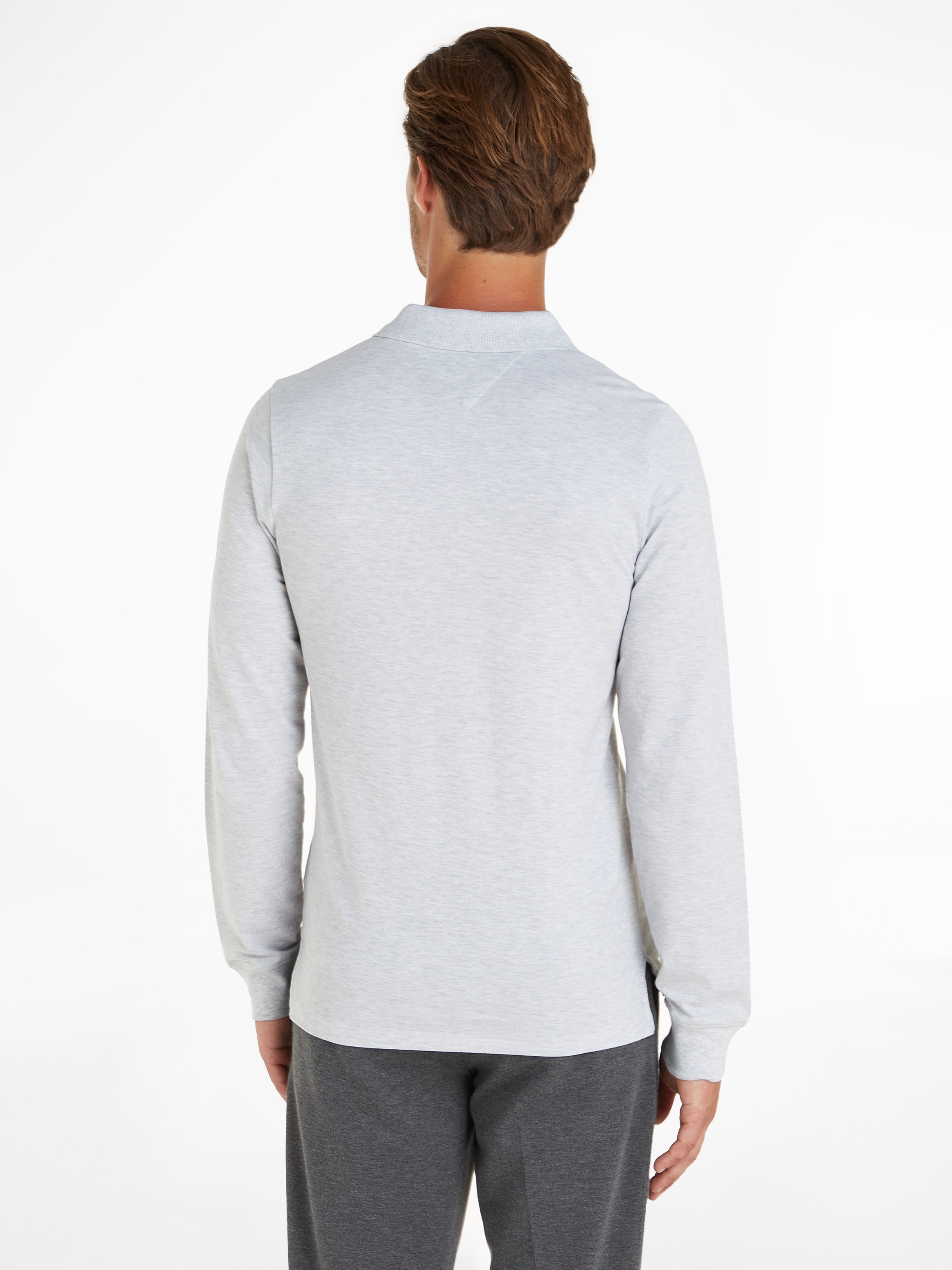 Tommy Jeans Langarm-Poloshirt »TJM SLIM SOLID LS POLO«