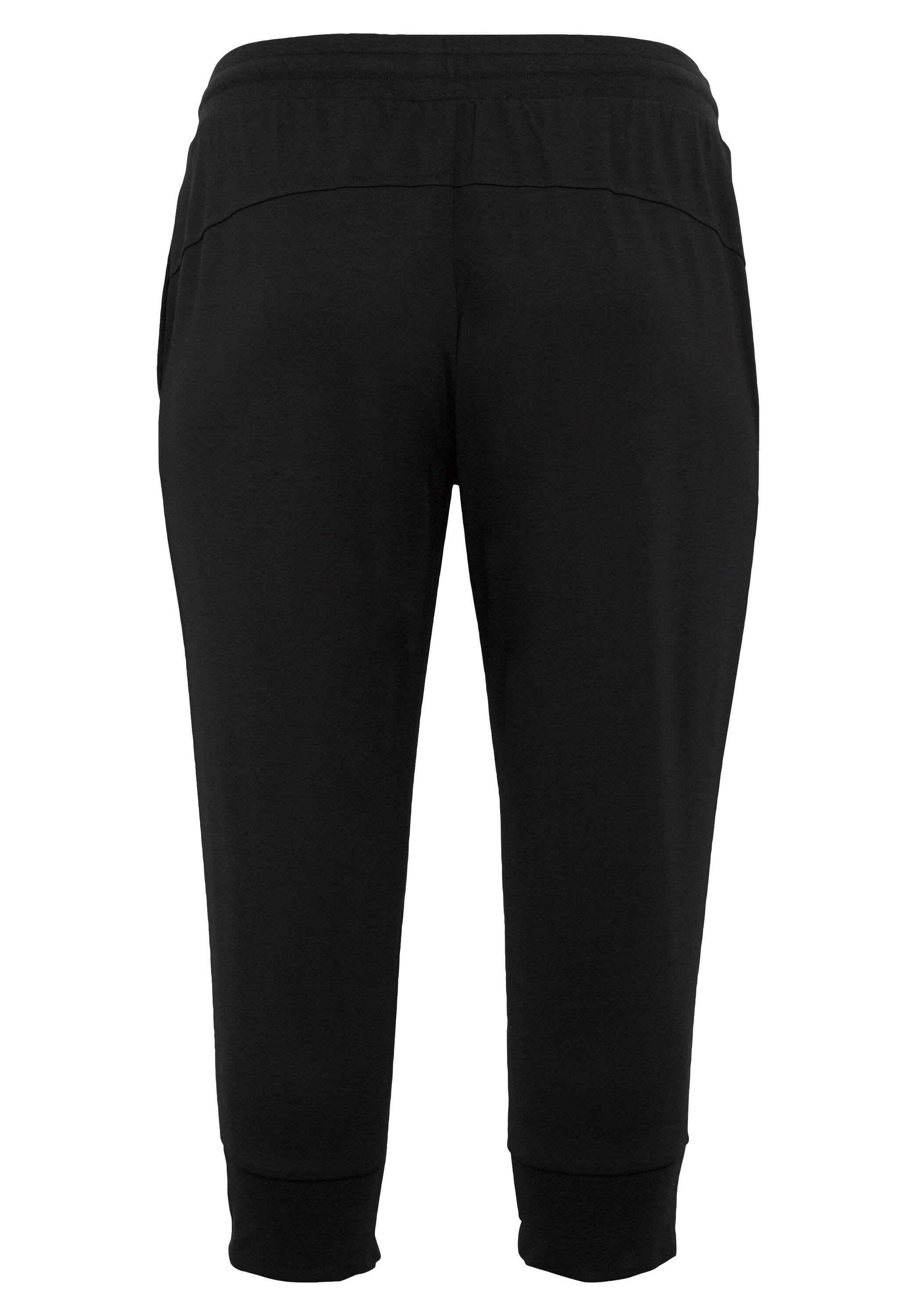 Sheego Sporthose »Sweathose Sweathose in 3/4-Länge«  in 3/4-Länge, atmungsaktiv