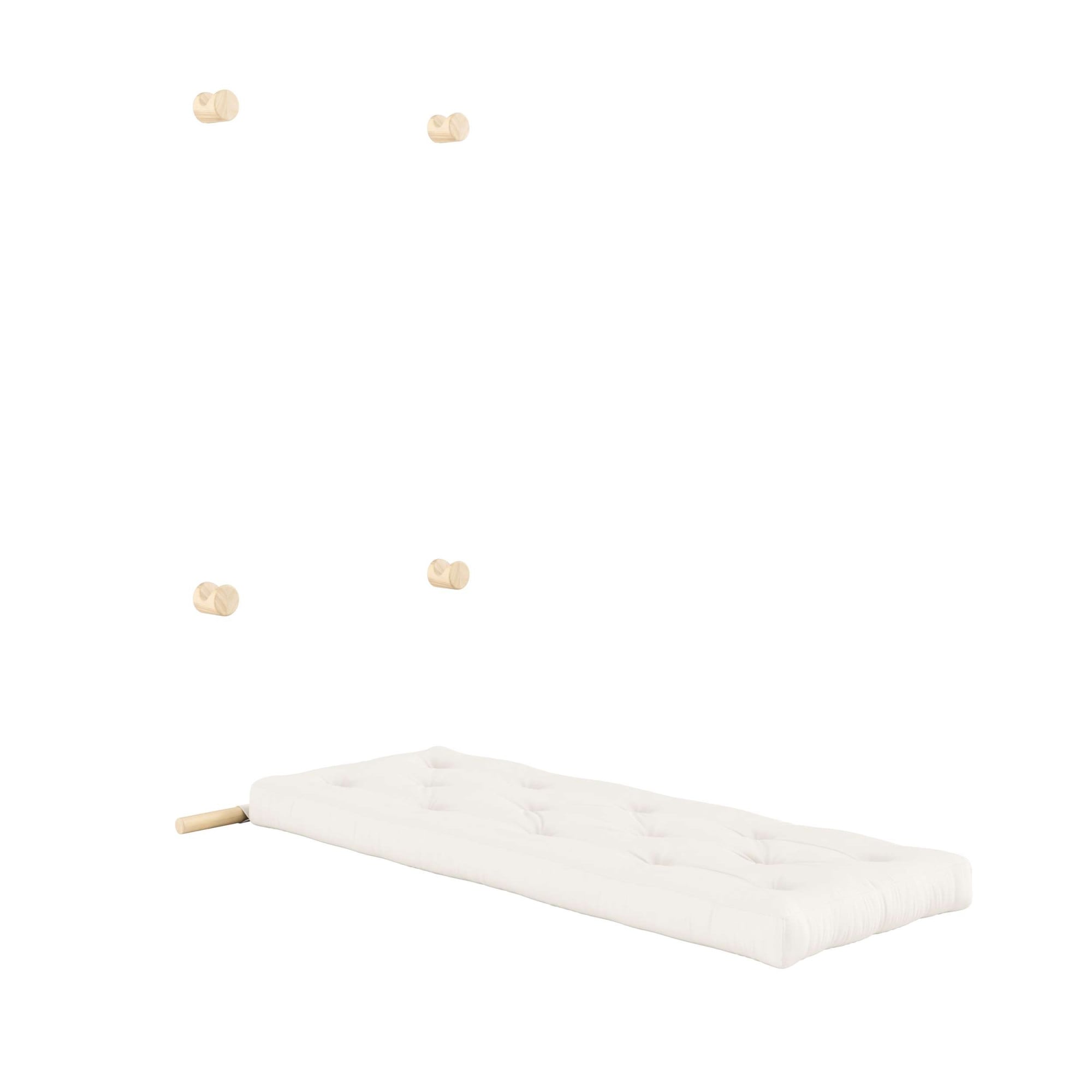 Karup Design Schlafsofa »Hooked Sofa Bed / Sleeper Chair – Sitz- oder Schlafplatz, platzsparend« Futonmatratze inkl. Halterungsset aus FSC®-zertifiziertem Massivholz