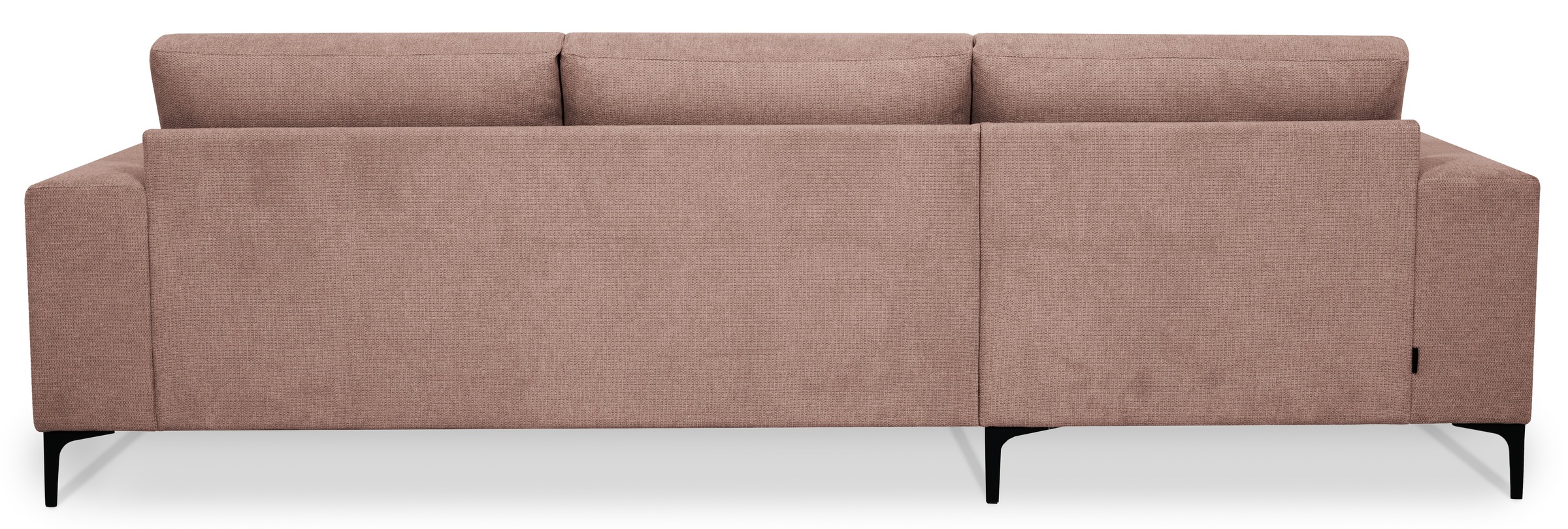 Places of Style Ecksofa »Xander, L-Form,«, Breite 280 cm, Soft-Touch Chenille, schwarze Metallfüße