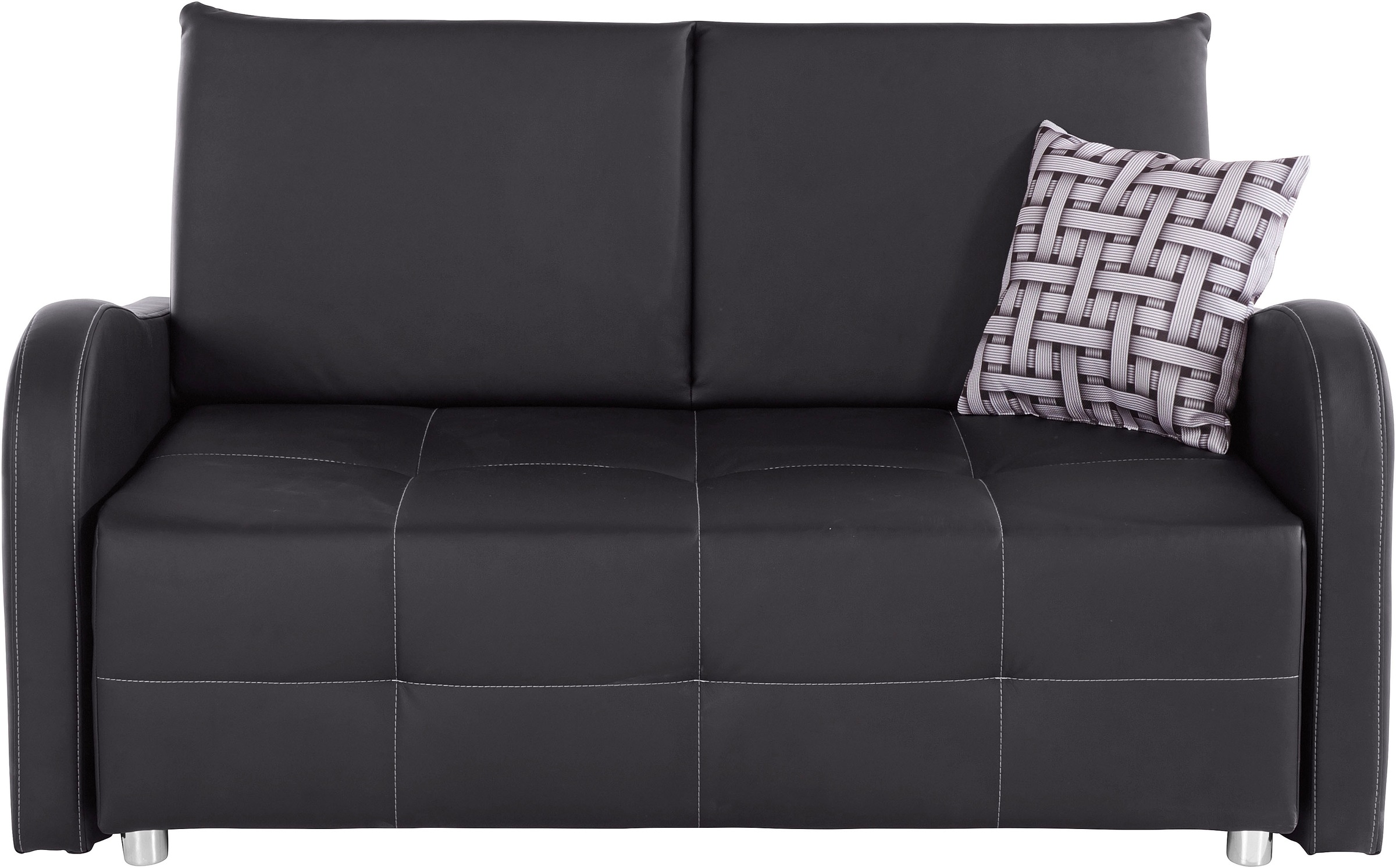 INOSIGN Schlafsofa »JOEY«, incl. Bettfunktion und Bettkasten, Zierkissen