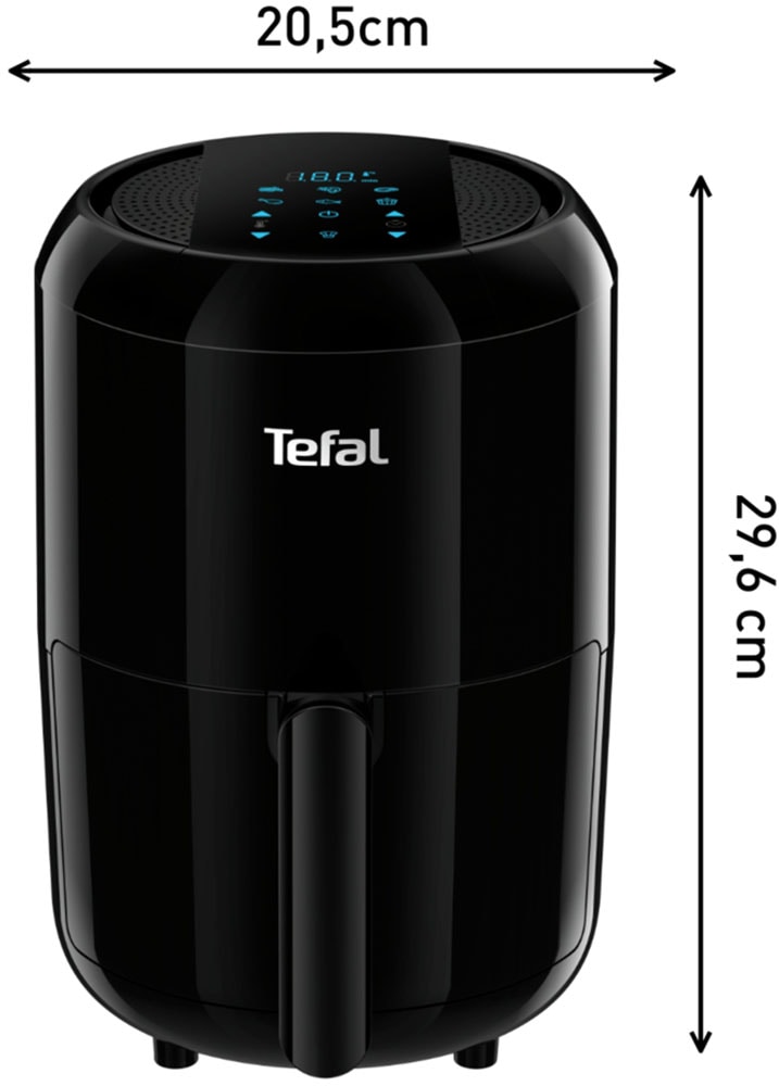 Tefal Heißluftfritteuse »EY3018 Easy Fry Compact«, 1030 W, Fassungsvermögen 1,6 l, für bis zu 2 Portionen, gesund mit wenig bis gar kein Öl, EY3018