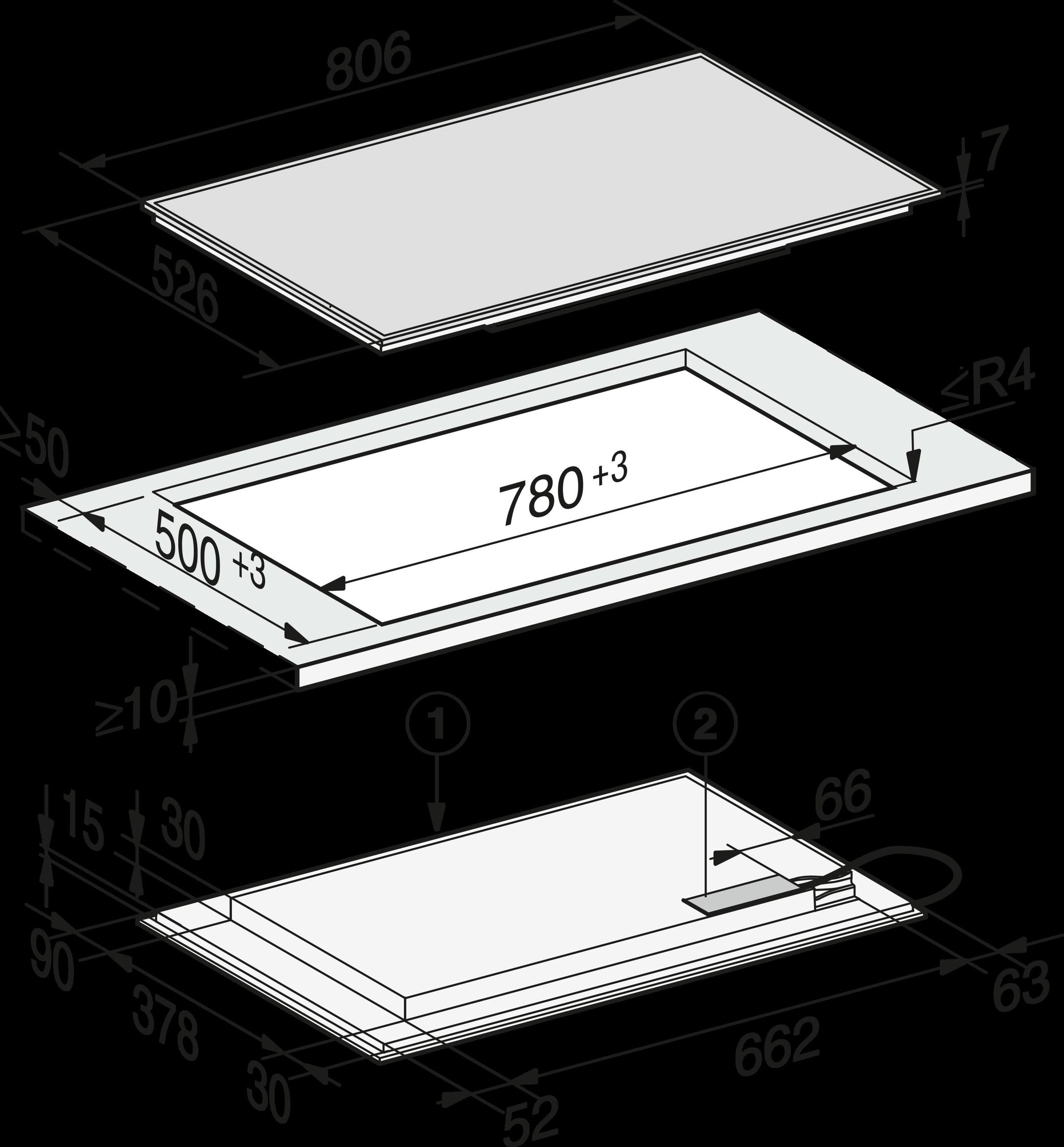 Miele Flex-Induktions-Kochfeld »KM 7575 FR«