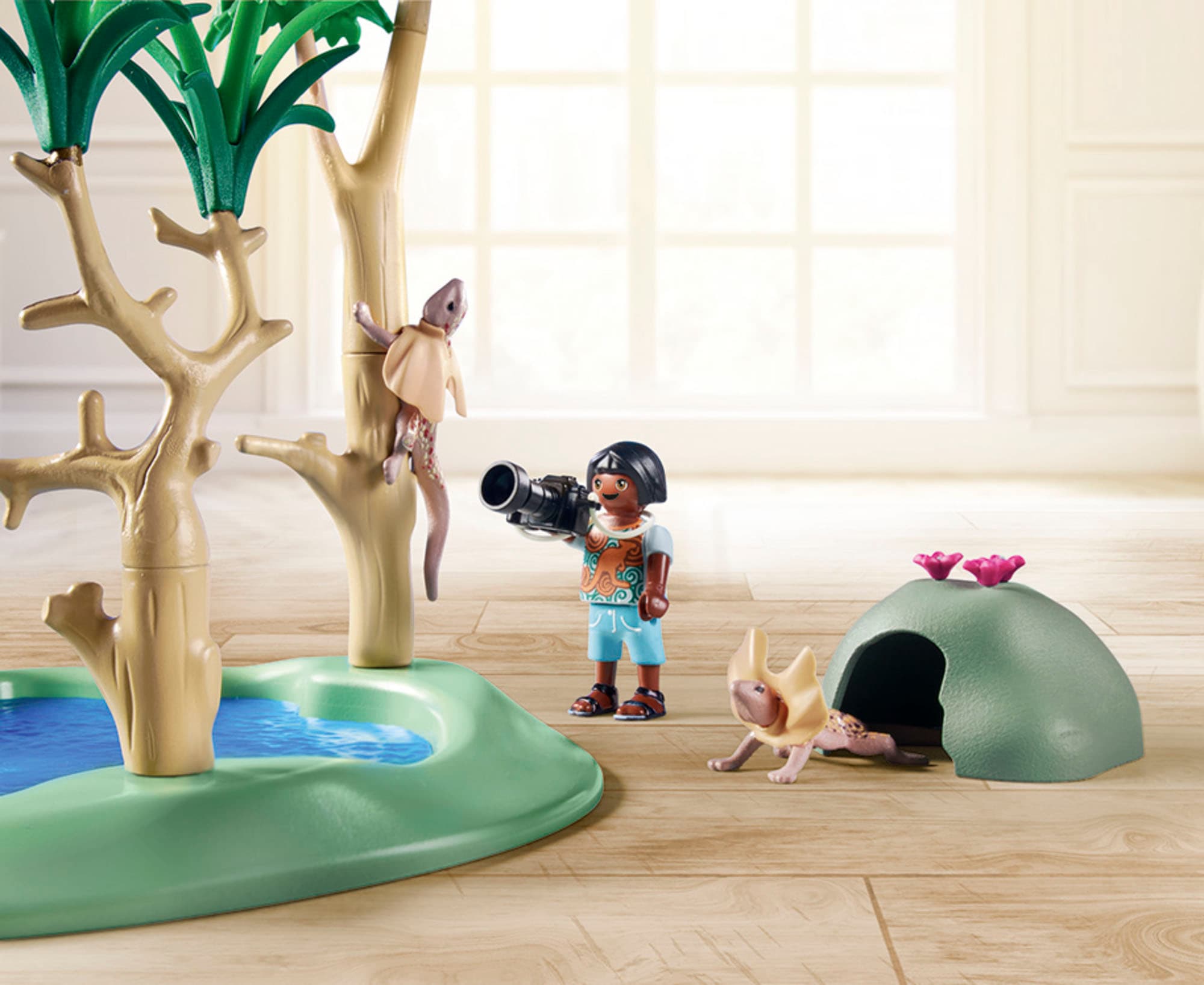 Playmobil® Konstruktions-Spielset »Korallenriff Plattform (71623), Wiltopia«, (67 St.), Made in Europe