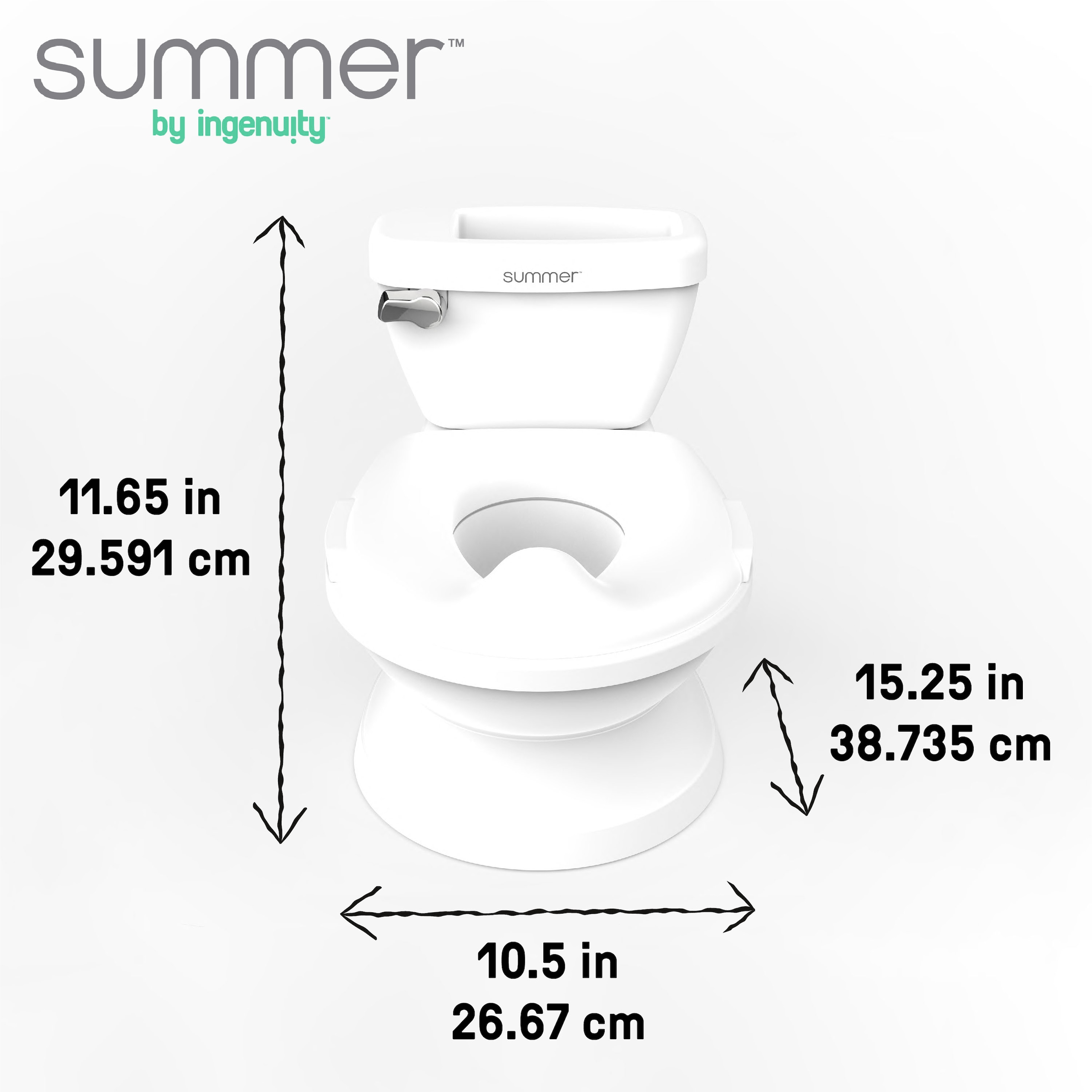 ingenuity Toilettentrainer »My Size Potty Pro™ - Weiß«