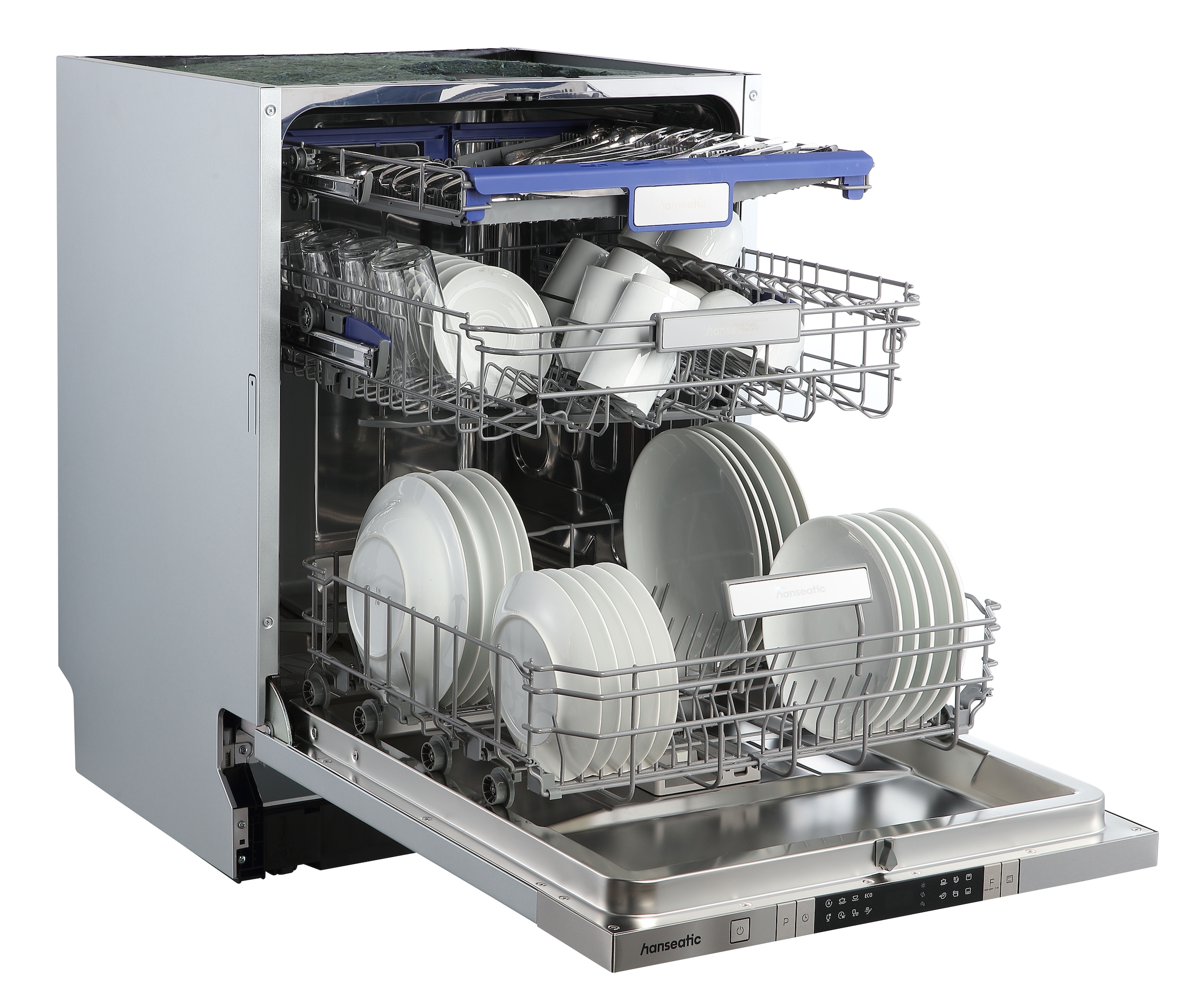 Hanseatic vollintegrierbarer Geschirrspüler »HI6B14B13D« 14 tlg. Maßgedecke vollintegrierbar, für 14 Maßgedecke, mit acht Programmen