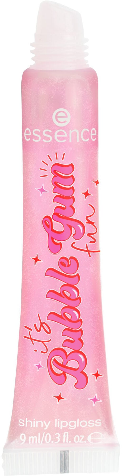 Essence Lipgloss »it's Bubble Gum fun shiny lipgloss«, (4er Pack), mit schimmernder Textur