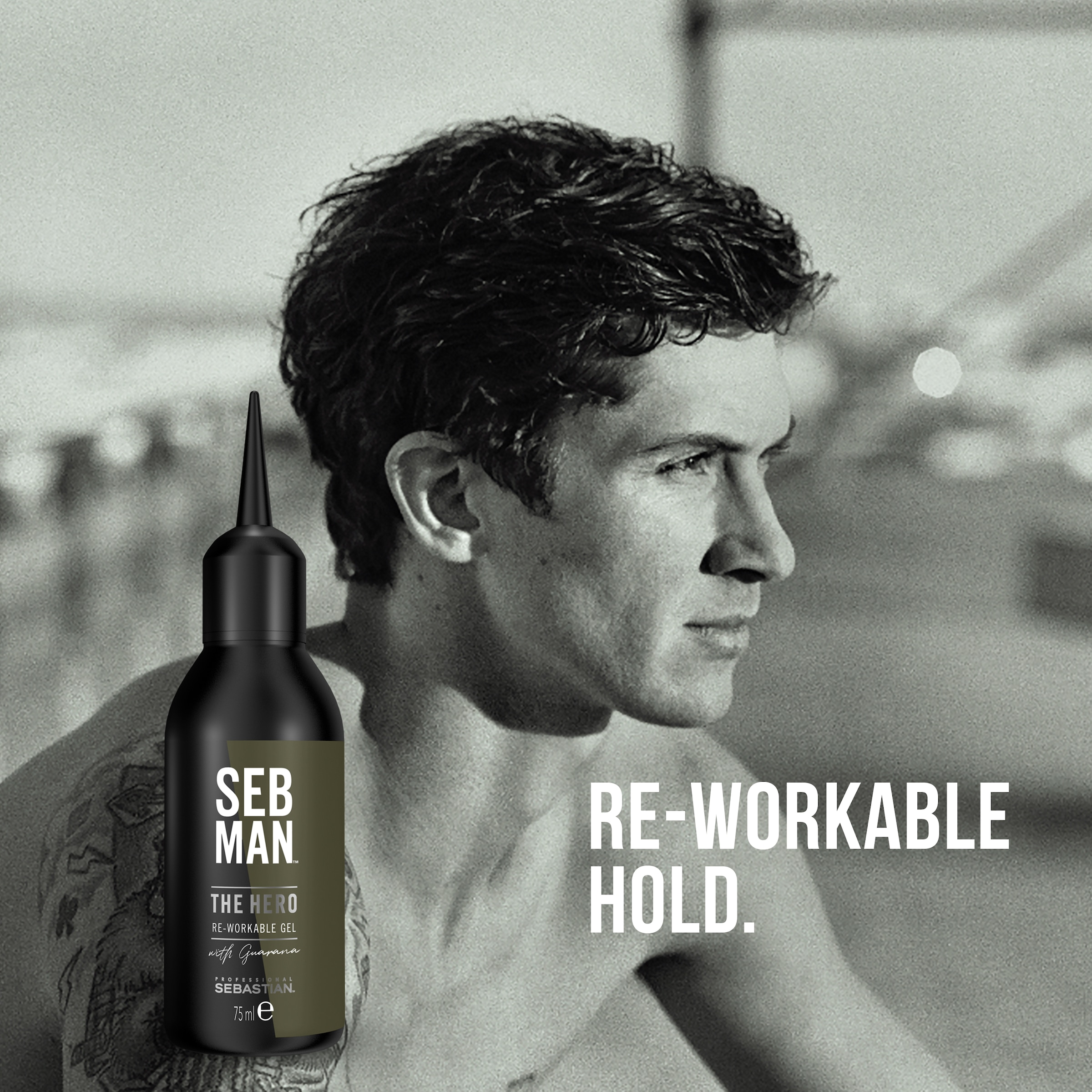 SEB Man Haarcreme »The Hero Gel« mittlerer Halt, mattes Finish, 24h Halt