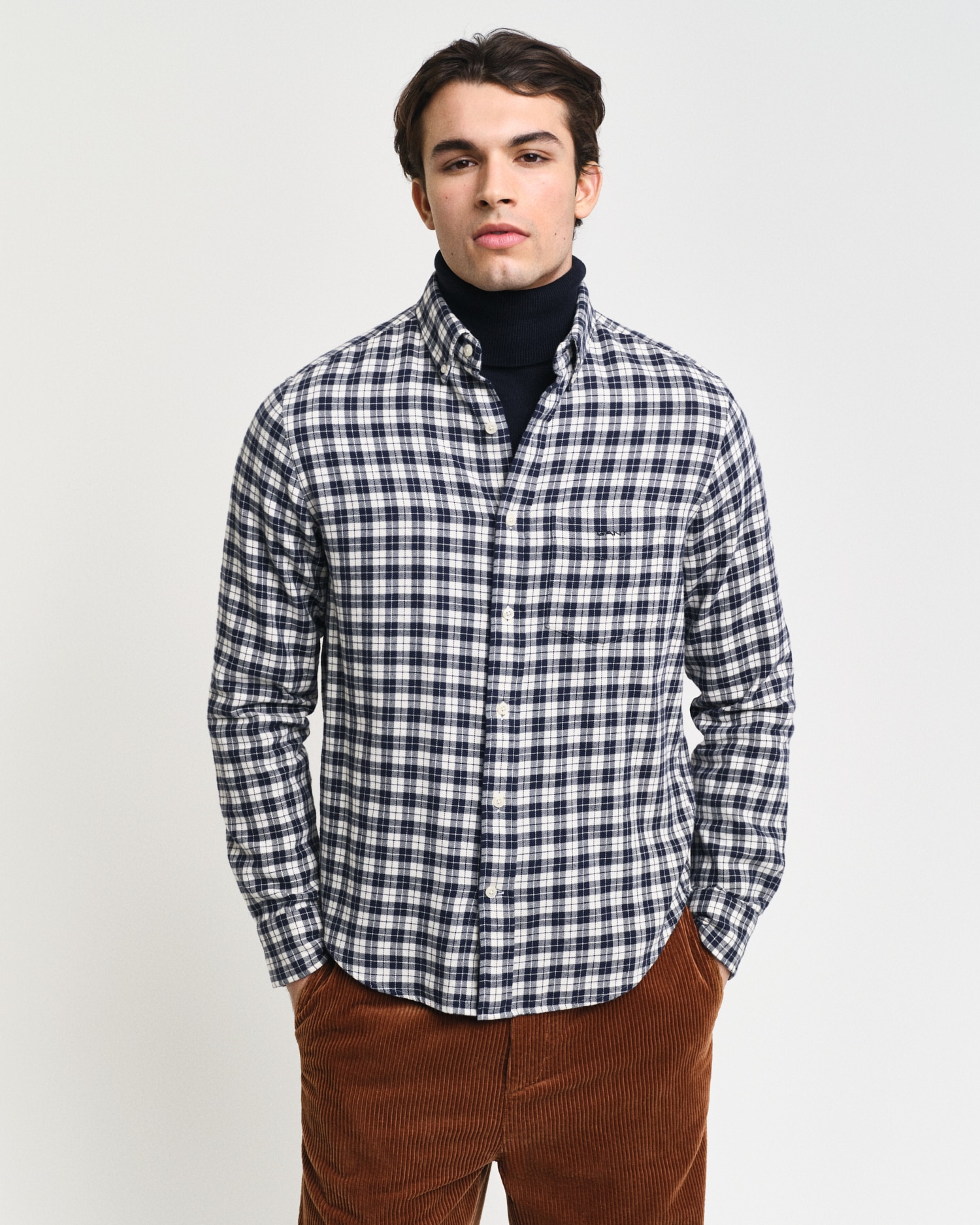 Langarmhemd »REG FLANNEL CHECK SHIRT«