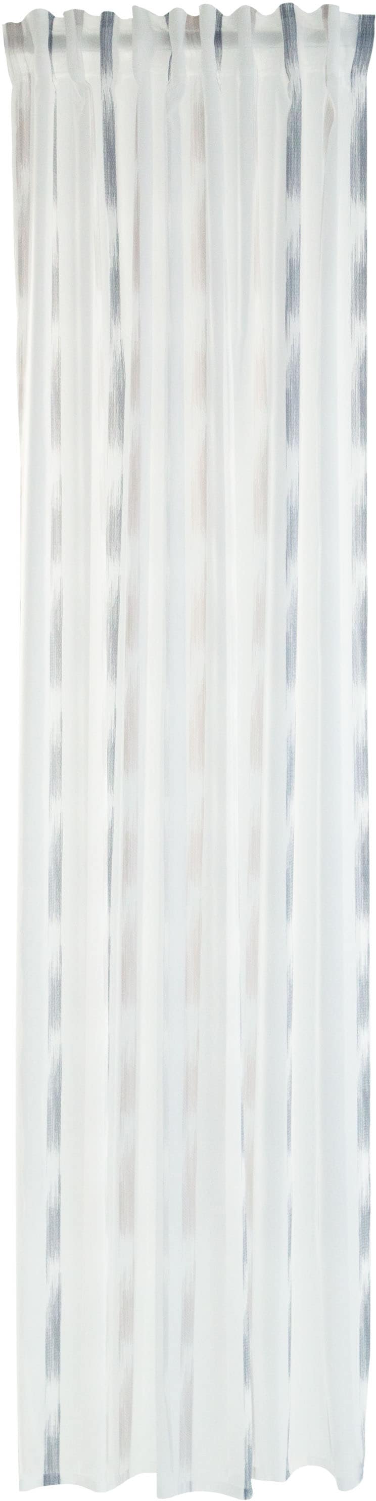 HOMING Gardine »Steen«, (1 St.), Farbverlauf, Streifen, transparent, Wohnzimmer