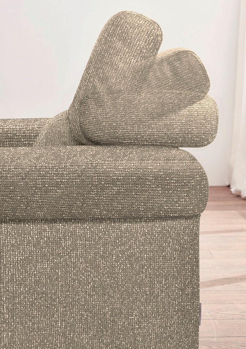W.SCHILLIG 2-Sitzer »finn«, German Design Award 2016, Fußgestell Chrom glänzend, Breite 210 cm