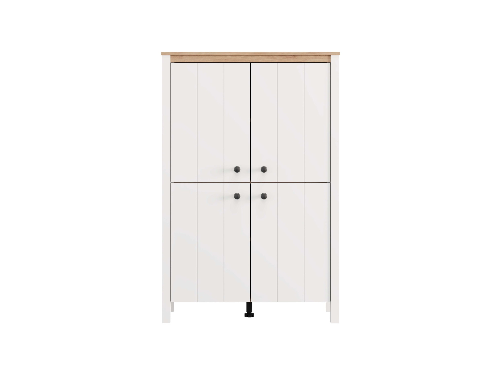 Home affaire Highboard »BEDFORD, Kommode, Anrichte, Schrank, Highboard im Landhausstil« MDF-Profil 2D ummantelt, Hotstamping