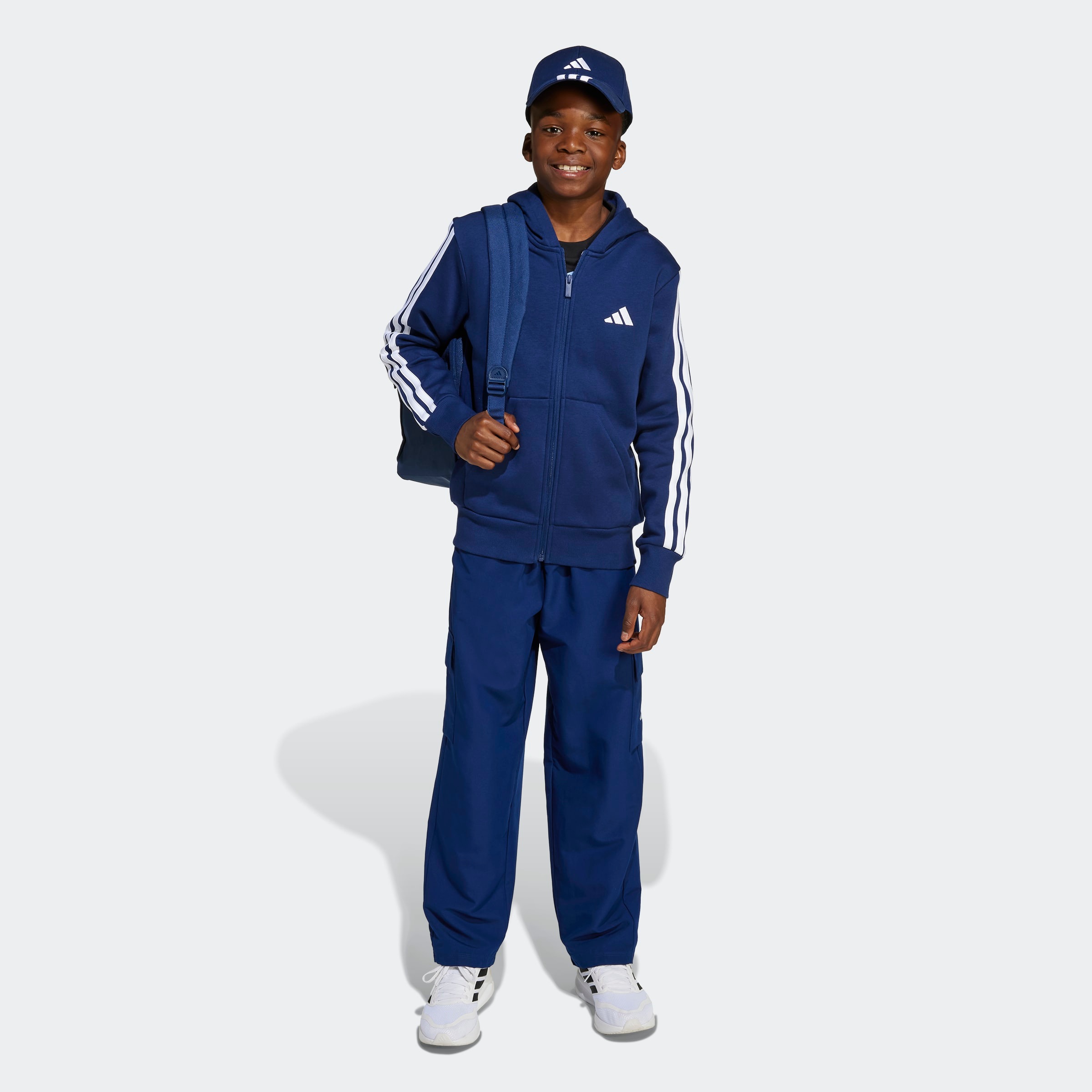 adidas Sportswear Kapuzensweatjacke »J 3S FL FZ HD«