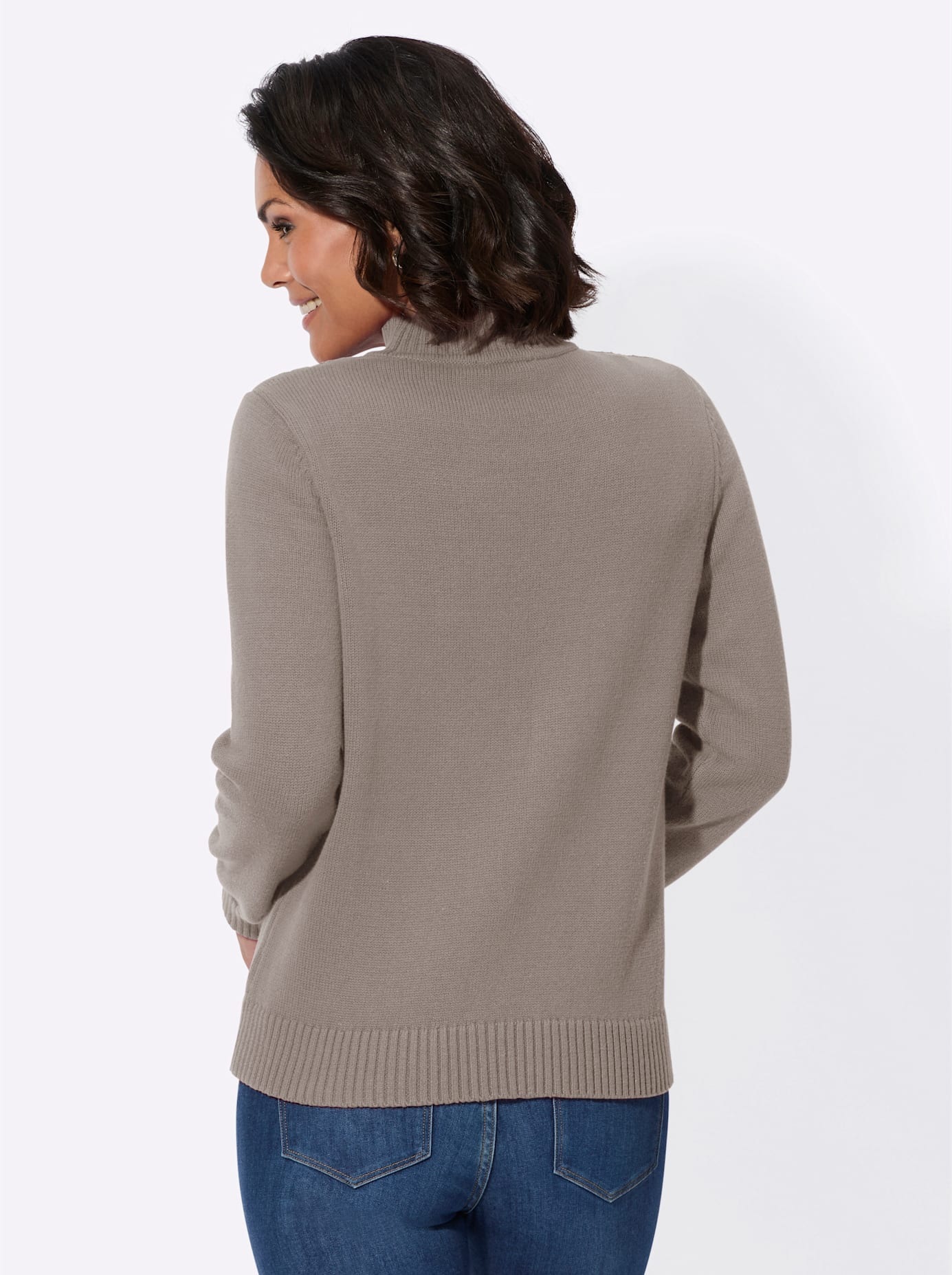 Casual Looks Stehkragenpullover »Pullover«