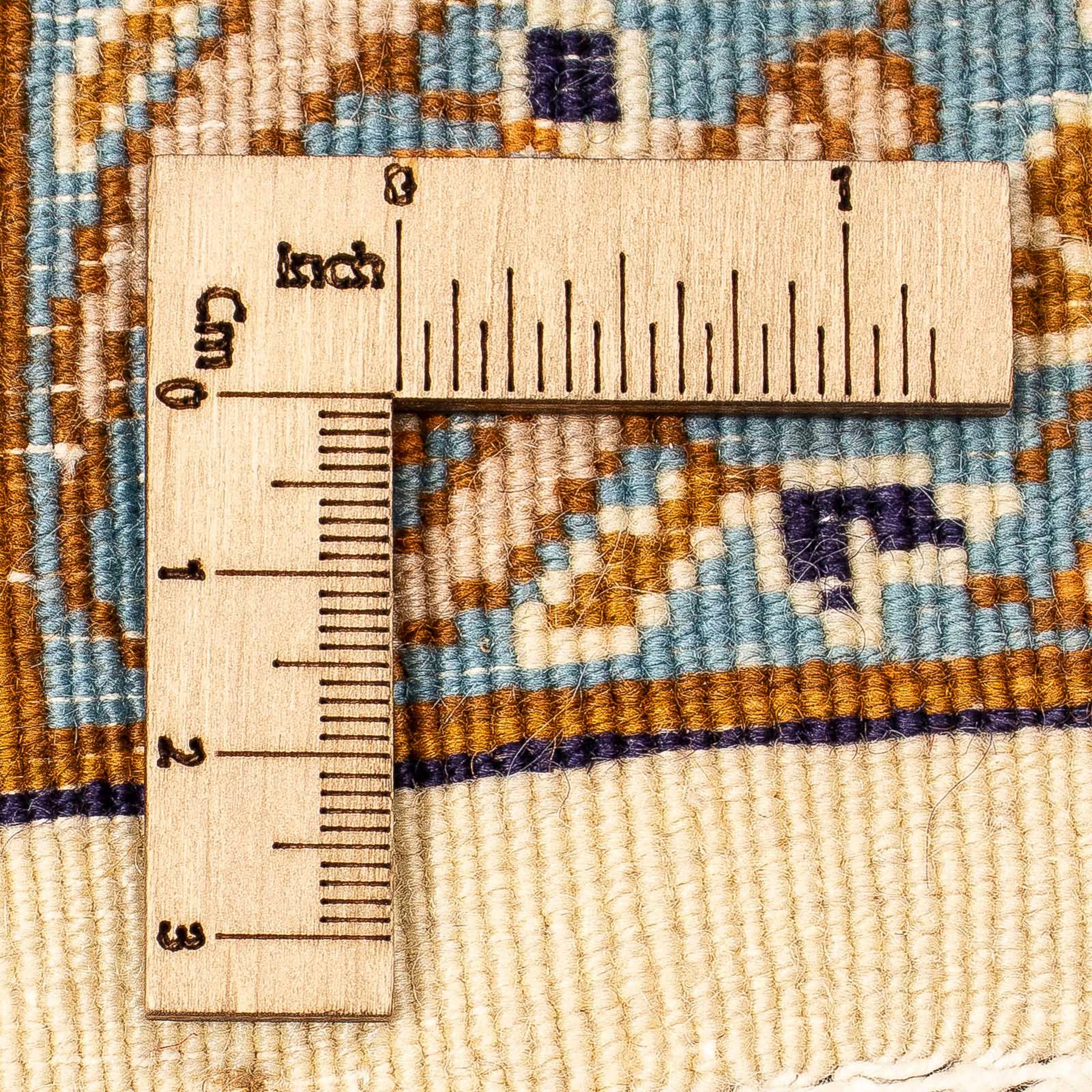 morgenland Teppich »Vintage - 396 x 308 cm - beige«, rechteckig, Wohnzimmer, Handgeknüpft, Einzelstück mit Zertifikat