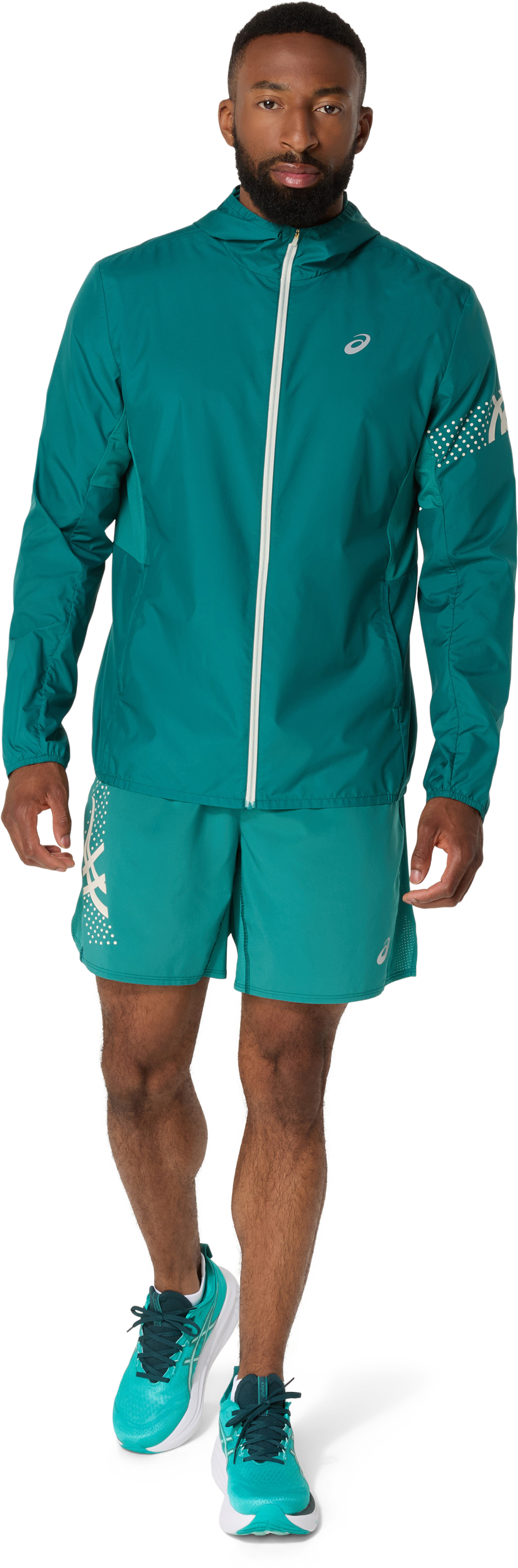 Asics Laufjacke »ASICS ICON JACKET«, mit Kapuze