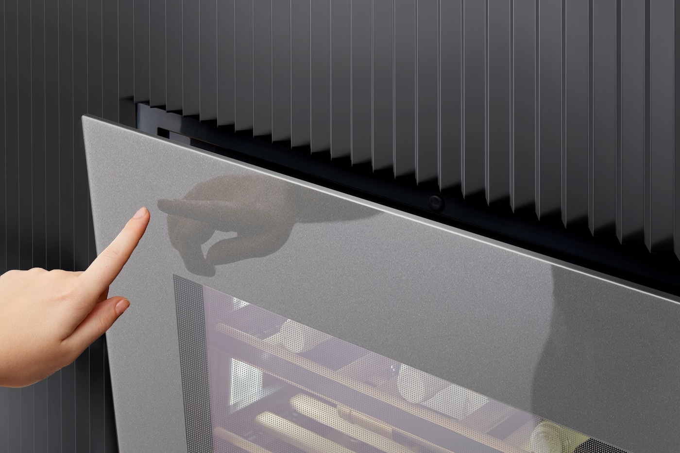 Miele Einbauweintemperierschrank »KWT 7112 iG Graphitgrau«, für 18 St. Standardflaschen á 075l