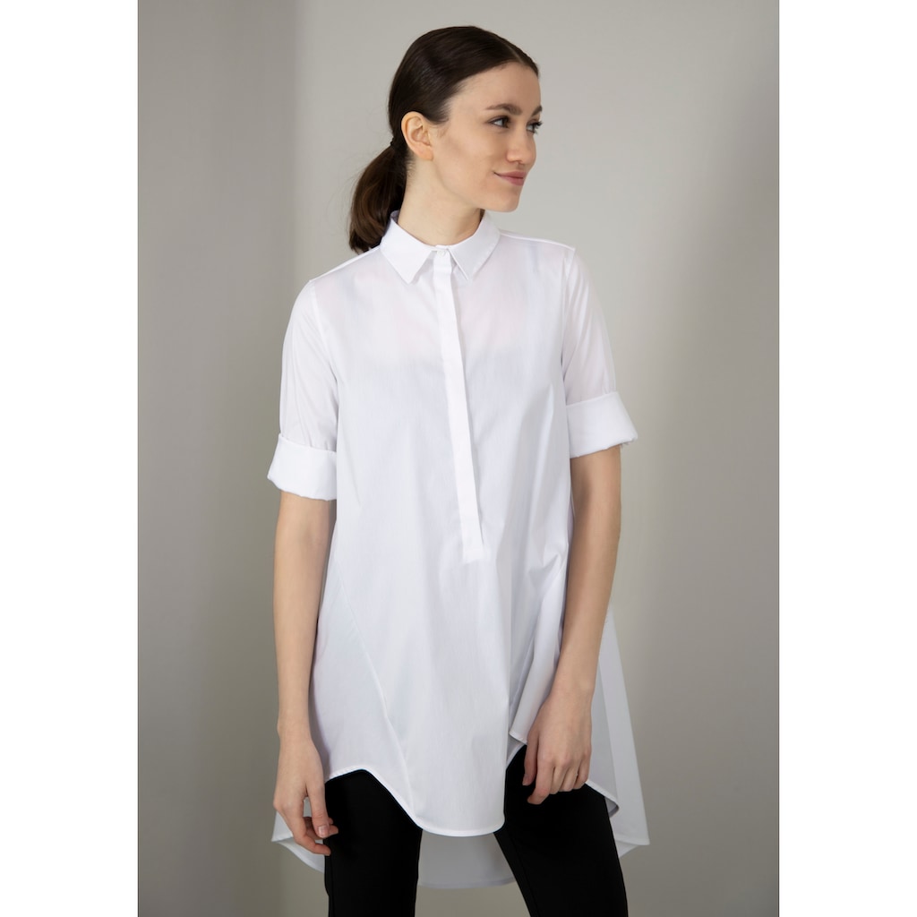 IMPERIAL Longbluse »IMP-C ED3ABF«, glockenförmige Long-Form