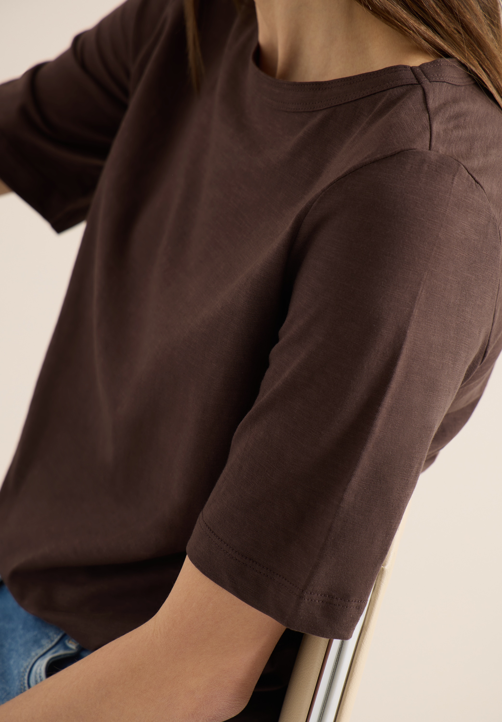 Cecil Kurzarmshirt aus weicher Baumwolle