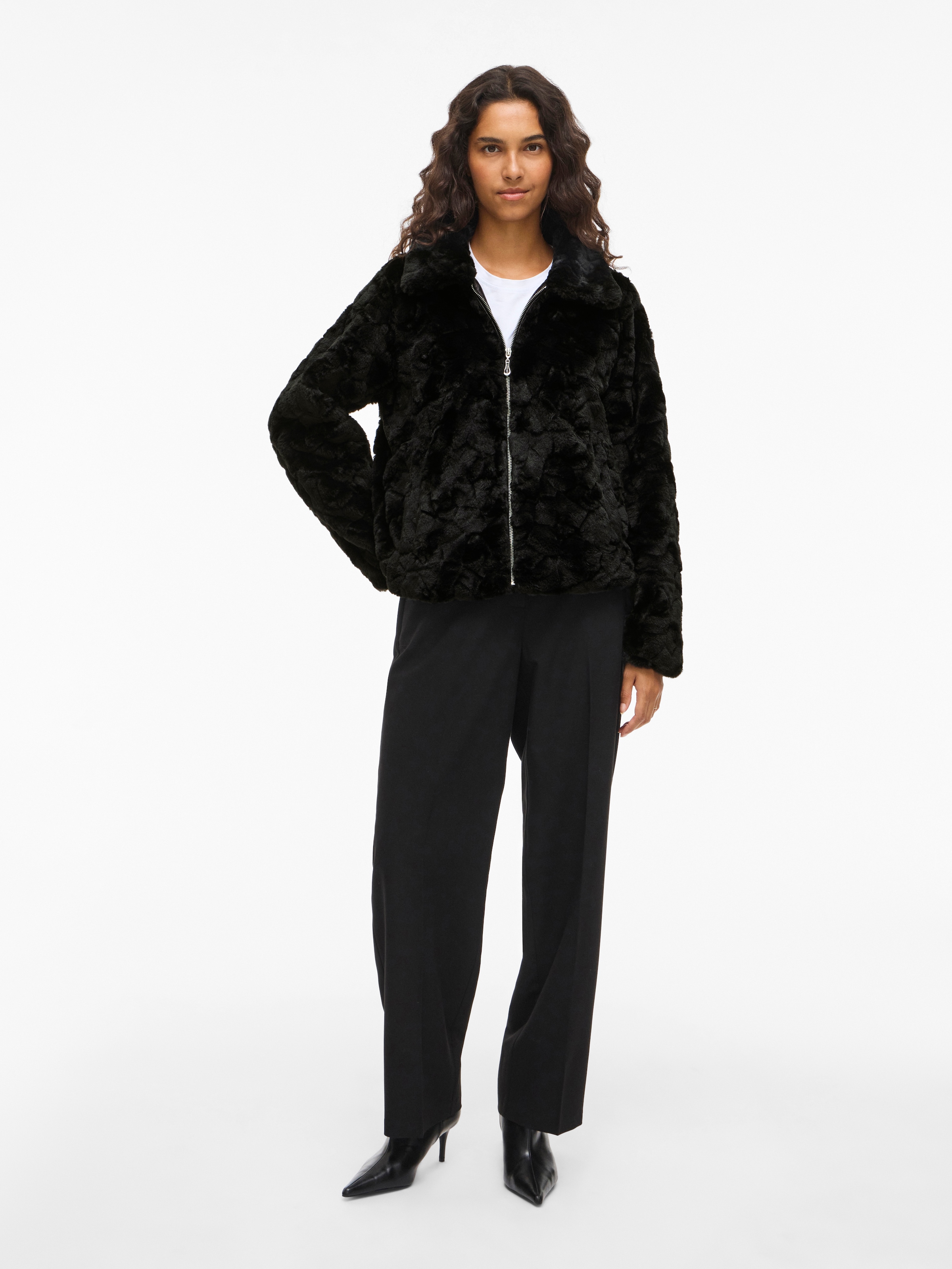 Vila Steppjacke »VIDORTE L/S JACKET/PB«, ohne Kapuze