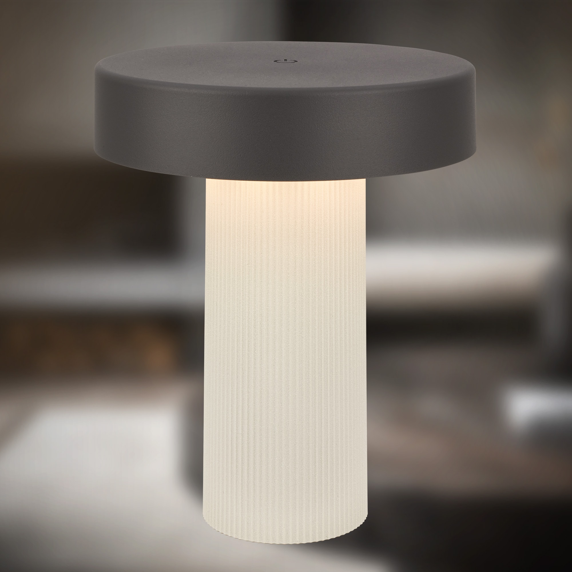 Briloner Leuchten LED Tischleuchte »BITO« LED-Modul 1 Stk. Warmweiß 16x20 cm, Akku tauschbar, Indoor/Outdoor, Wohnzimmer, Balkon