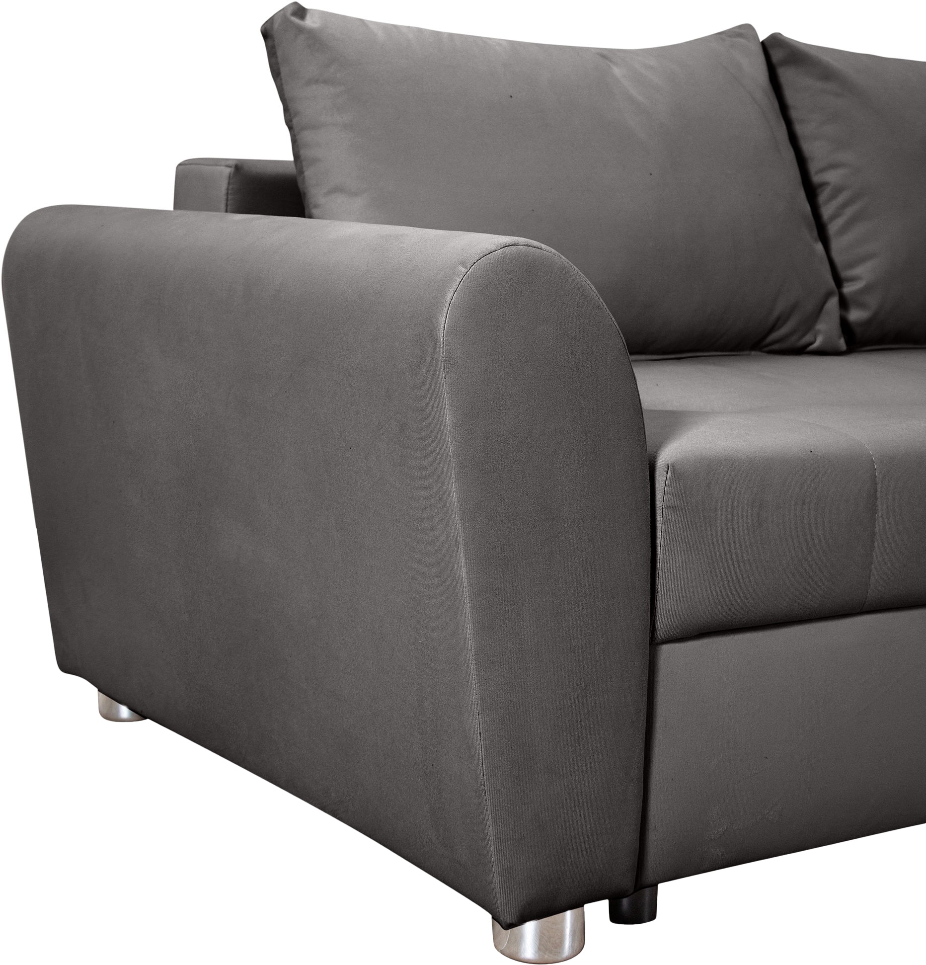 COLLECTION AB Ecksofa »Jana L-Form«, inkl. Bettfunktion,Bettkasten und Bonnelfederkern