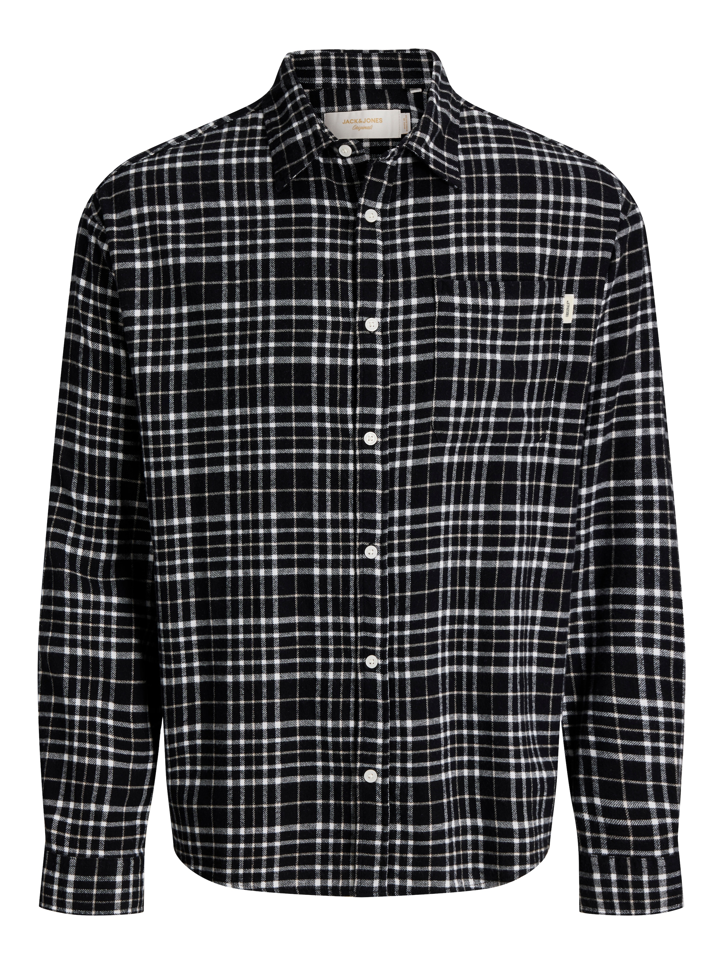 Jack & Jones Langarmhemd »JORFREDERIKSBERG FLANNEL SHIRT L/S« Baumwolle, regular fit