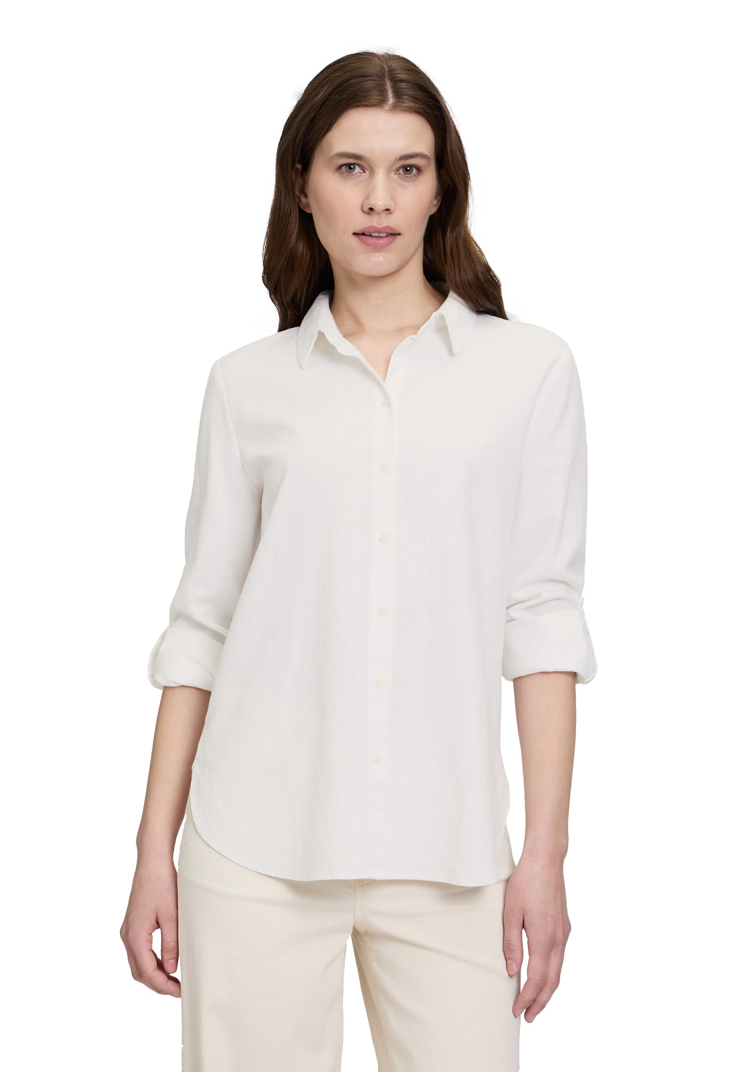 Betty&Co Klassische Bluse »Leinenbluse langarm«