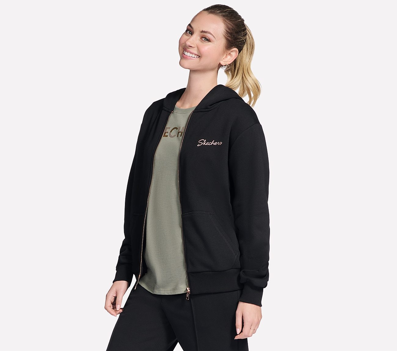 Skechers Trainingsjacke »SKECH-SWEATS SIGNATURE FZ HOODIE«