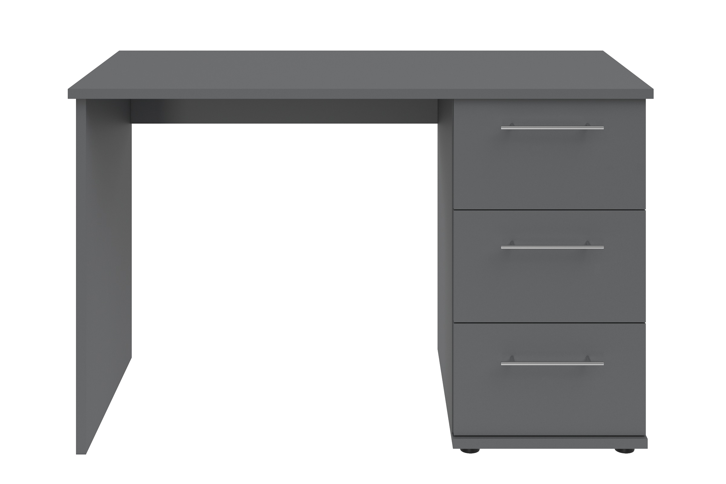 VOGL Möbelfabrik Schreibtisch »Tobi, optional mit Tastaturauszug,«, mit 3 Schubkästen, Breite 115 cm, Made in Germany