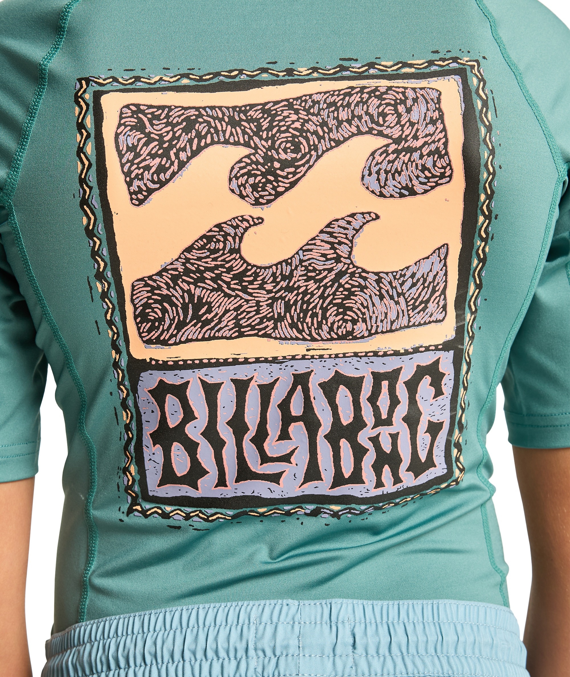 Billabong Strandshirt »RE ISHORT SLEEVEUE SHORT SLEEVE BOY« für Kinder und Jugendliche, sportlicher Stil, kurze Ärmel