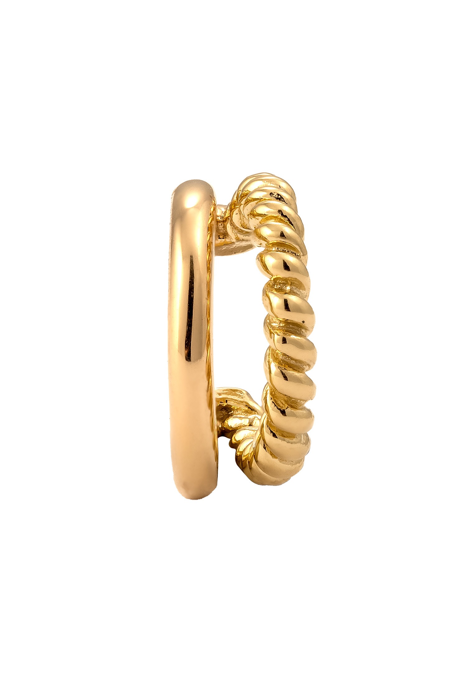 Elli Ohrklemme »Ohrringe Earcuff Single Twist Look 925 Sterling Silver«
