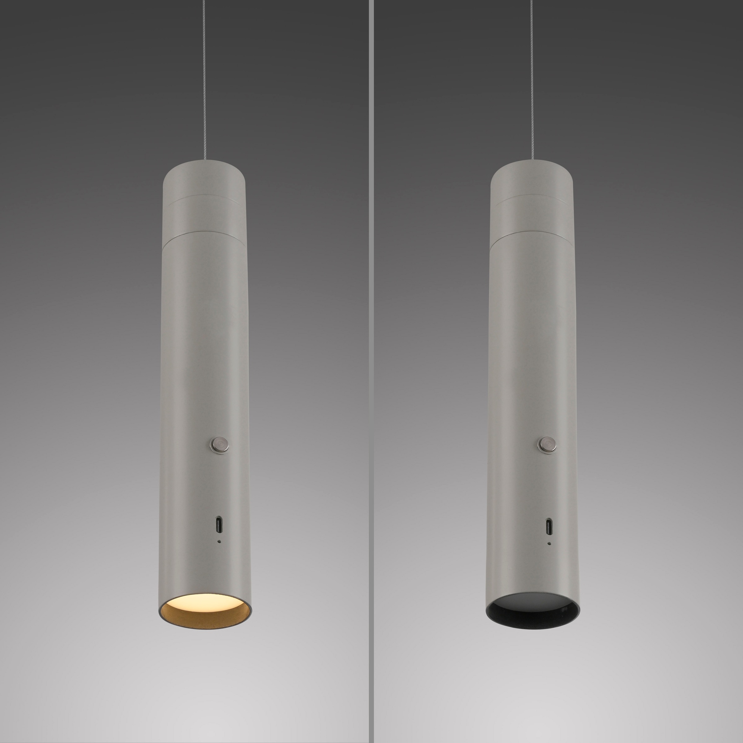JUST LIGHT Pendelleuchte »ATTACH«, 1 flammig, Leuchtmittel LED-Modul | LED fest integriert, Akkuleuchte