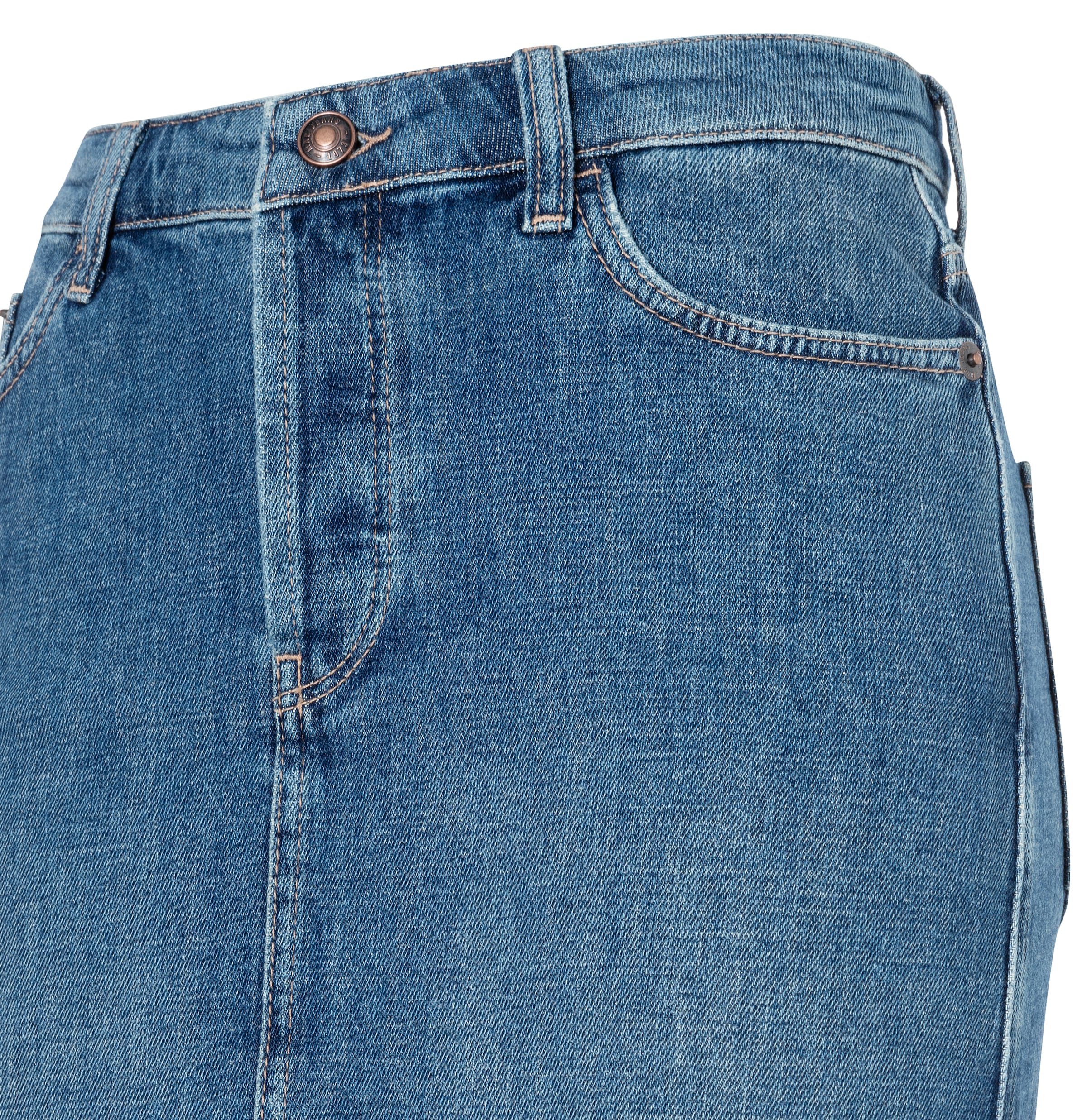 MAC Midirock »MIDI SKIRT fringe« im Five-Pocket Style