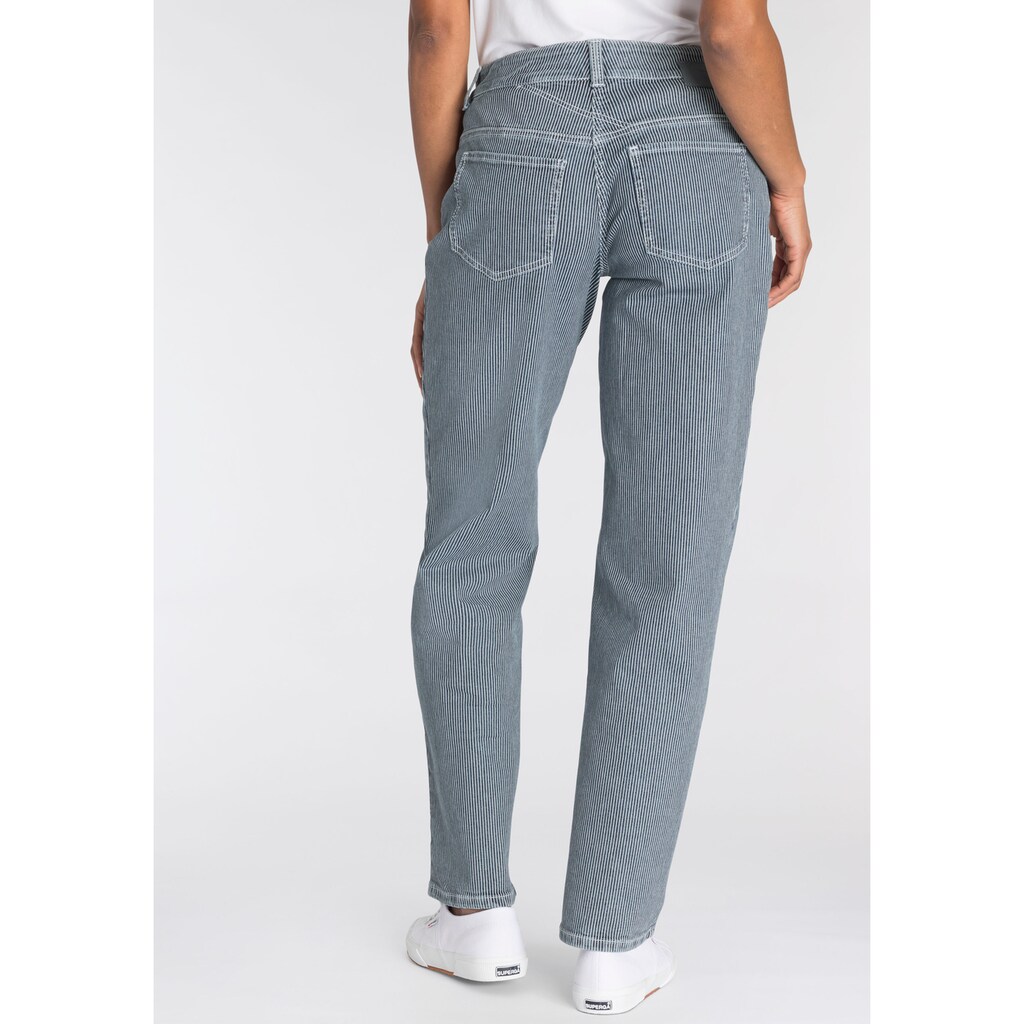 MAC Gerade Jeans »Gracia Stripe«, Moderner Streifen