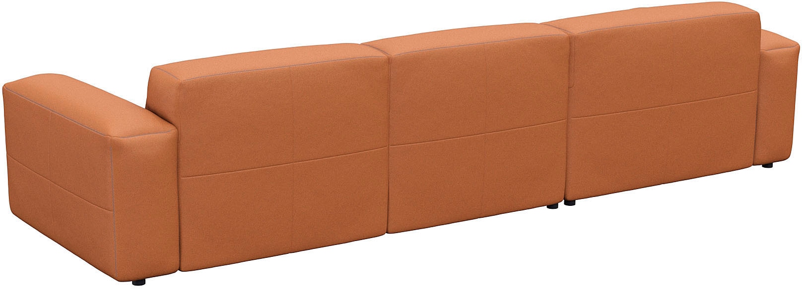 FLEXLUX Ecksofa »Lucera bequem und komfortabel durch hochwertigen Sitzaufbau, L-Form«, modern & anschmiegsam, Kaltschaum, Stahl-Wellenunterfederung
