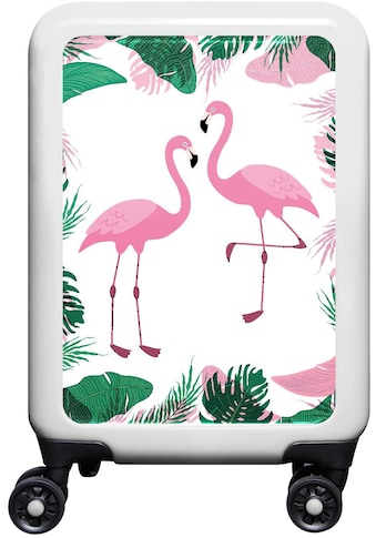 meinTrolley Hartschalen-Trolley »Flamingo im Dschungel, 55 cm«, 4 Rollen, Made in Germany kaufen