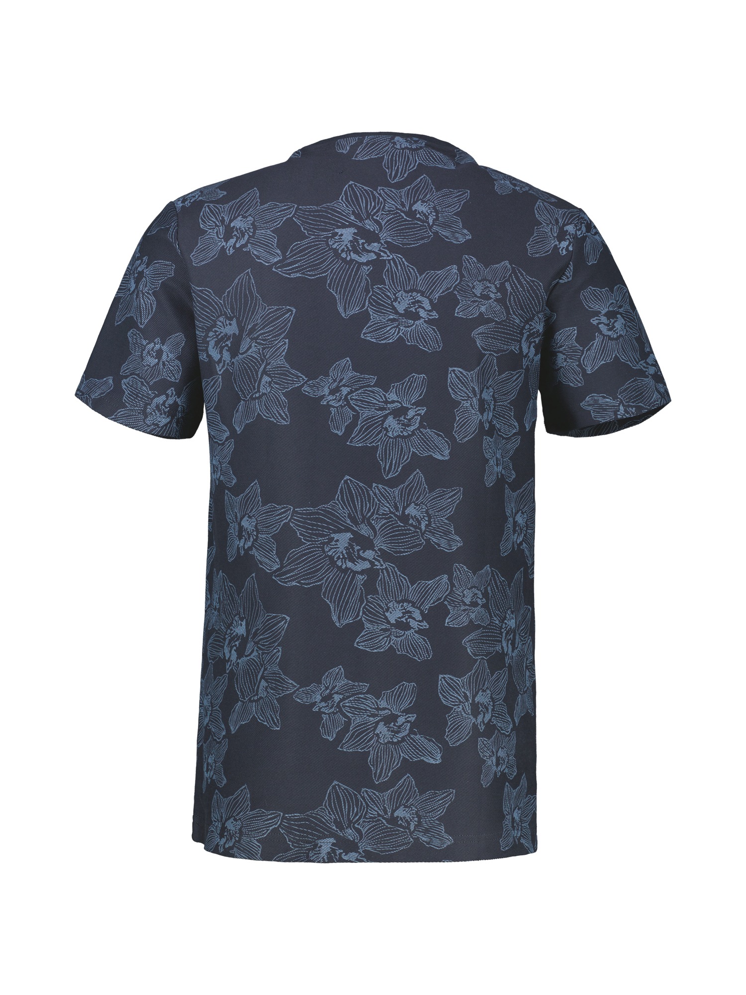 LERROS Rundhalsshirt »Floral bedrucktes T-Shirt in Jersey-Qualität, große Größen«