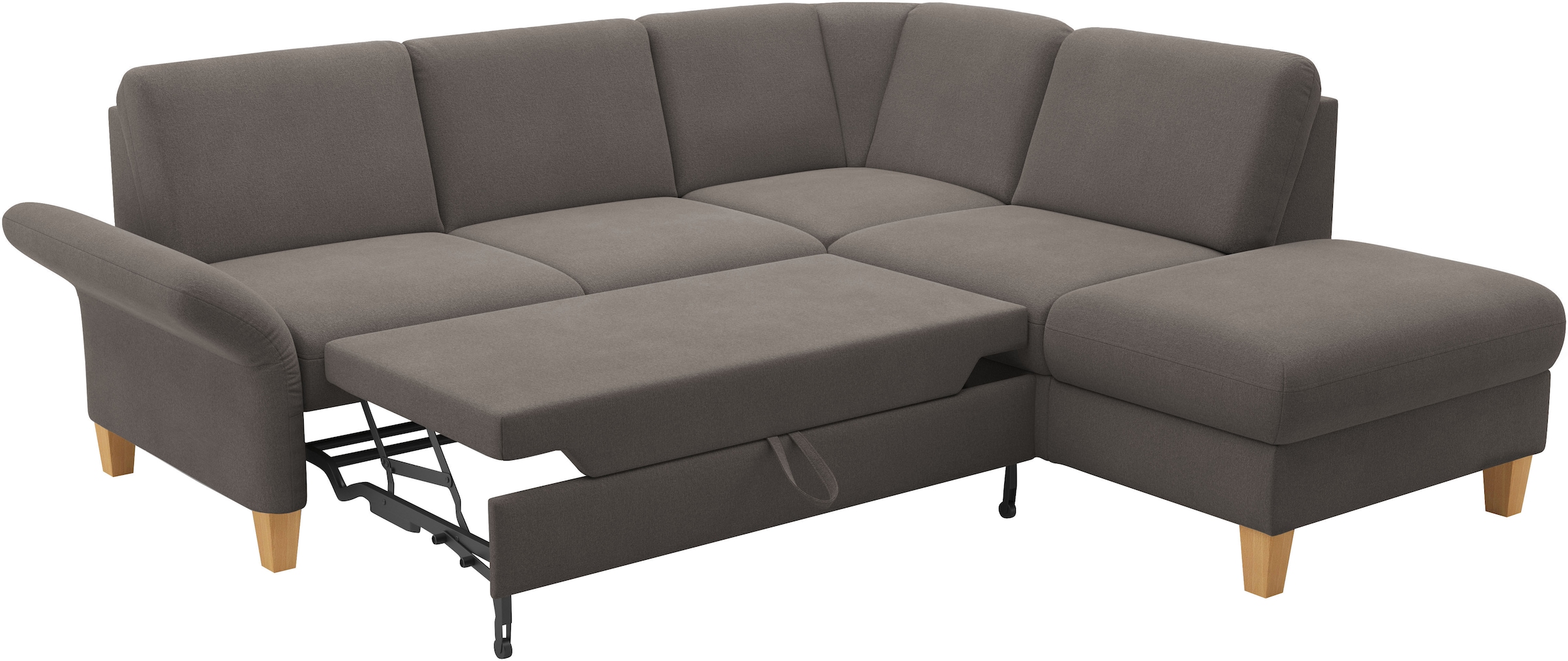 Home affaire Ecksofa »Rochelle, L-Form«, wahlweise mit Armteilverstellung, Bettfunktion und Bettkasten