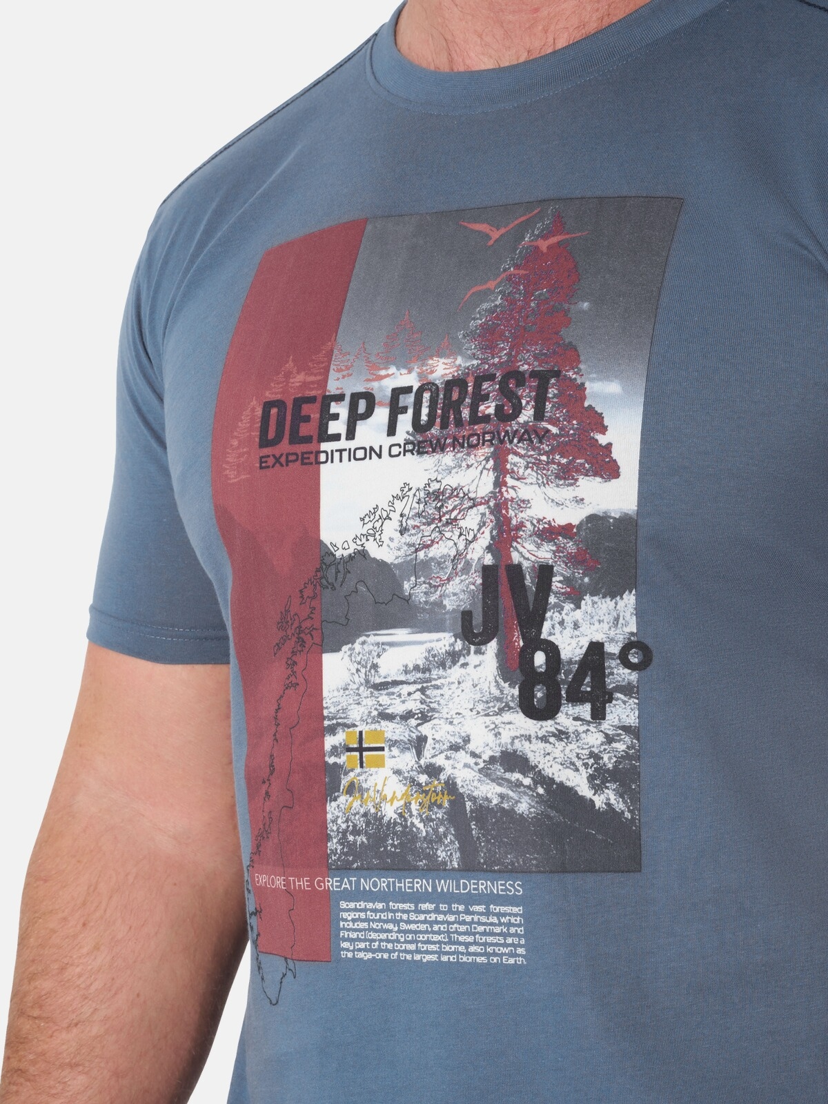 Jan Vanderstorm T-Shirt »T-Shirt MELFES«