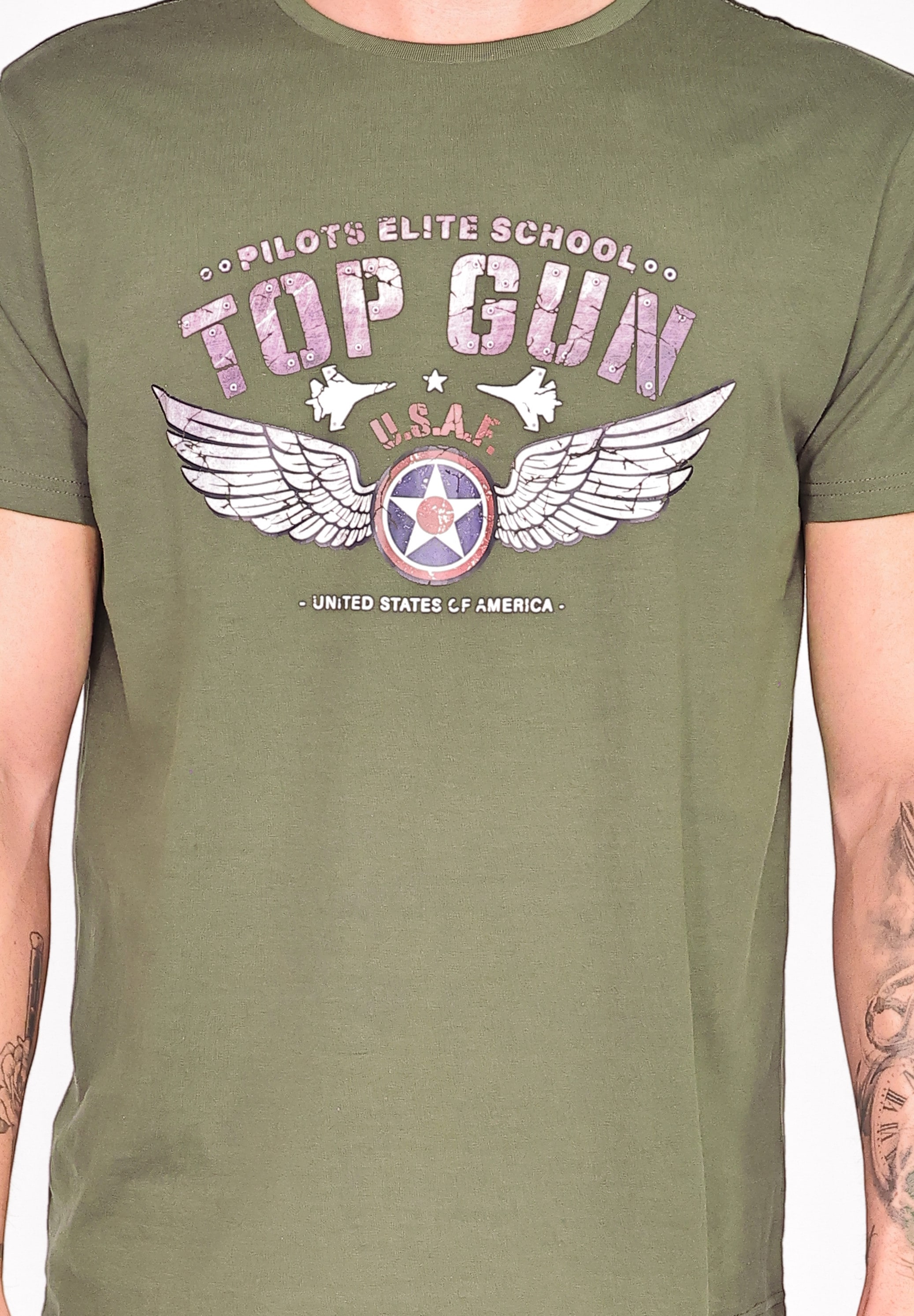 TOP GUN T-Shirt »T-Shirt TG20213027«