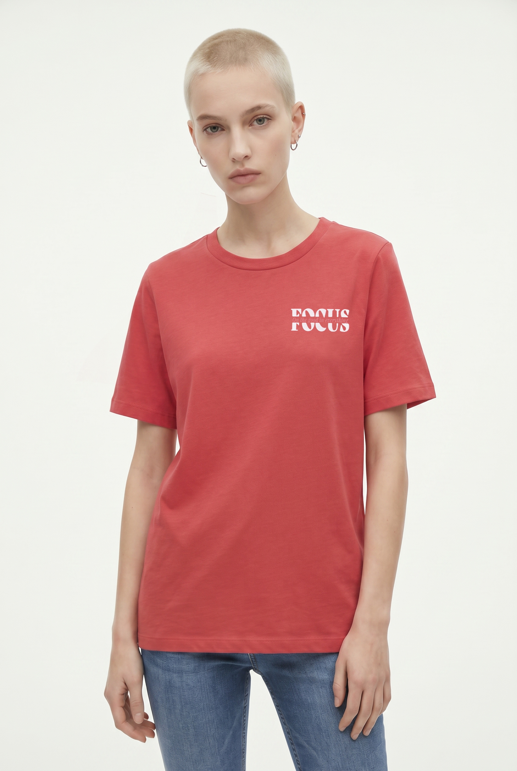 Vero Moda Kurzarmshirt »VMHEIDI PAULINA SS TOP BOX JRS« Baumwolle, regular fit